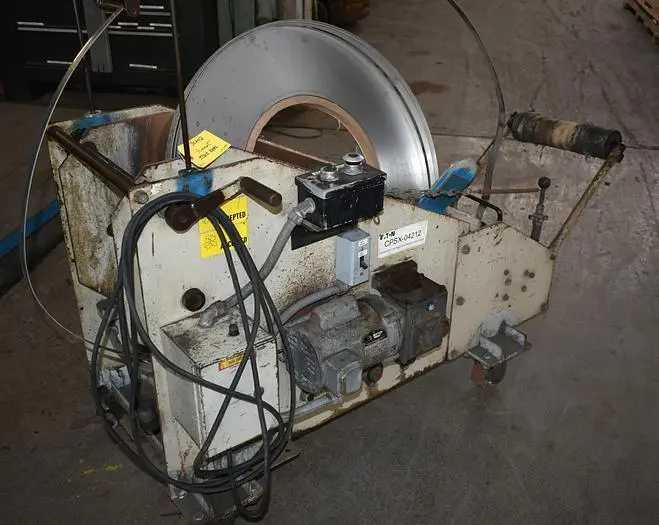 DURANT 1010 MOTORIZED COIL CRADLE, 1200 LB CAPACITY, 10" MAX WIDTH, 36" MAX OD - MACHINE TOOLING