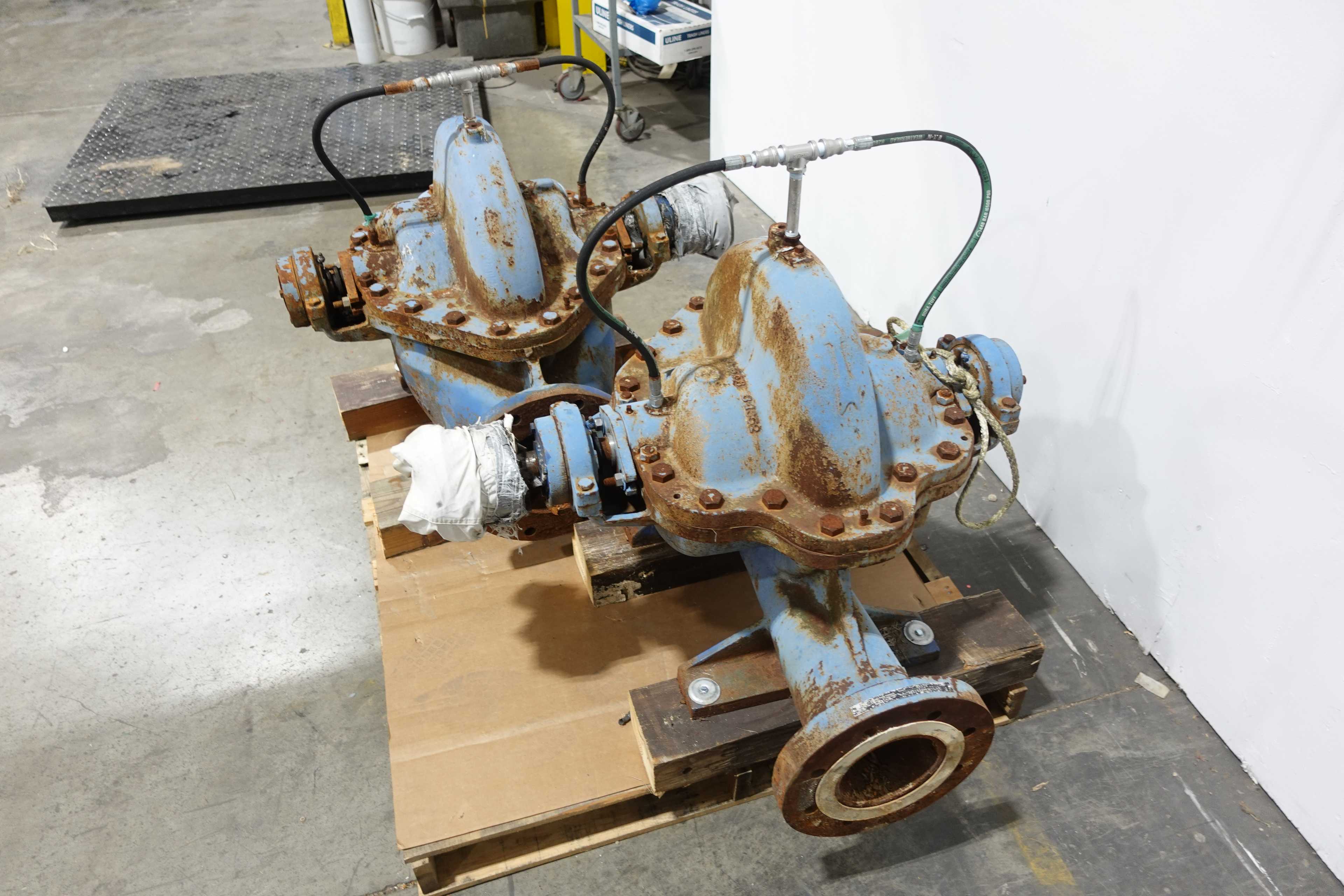 LOT OF 2 PEERLESS 6AE16 CENTRIFUGAL PUMPS - CENTRIFUGAL PUMP