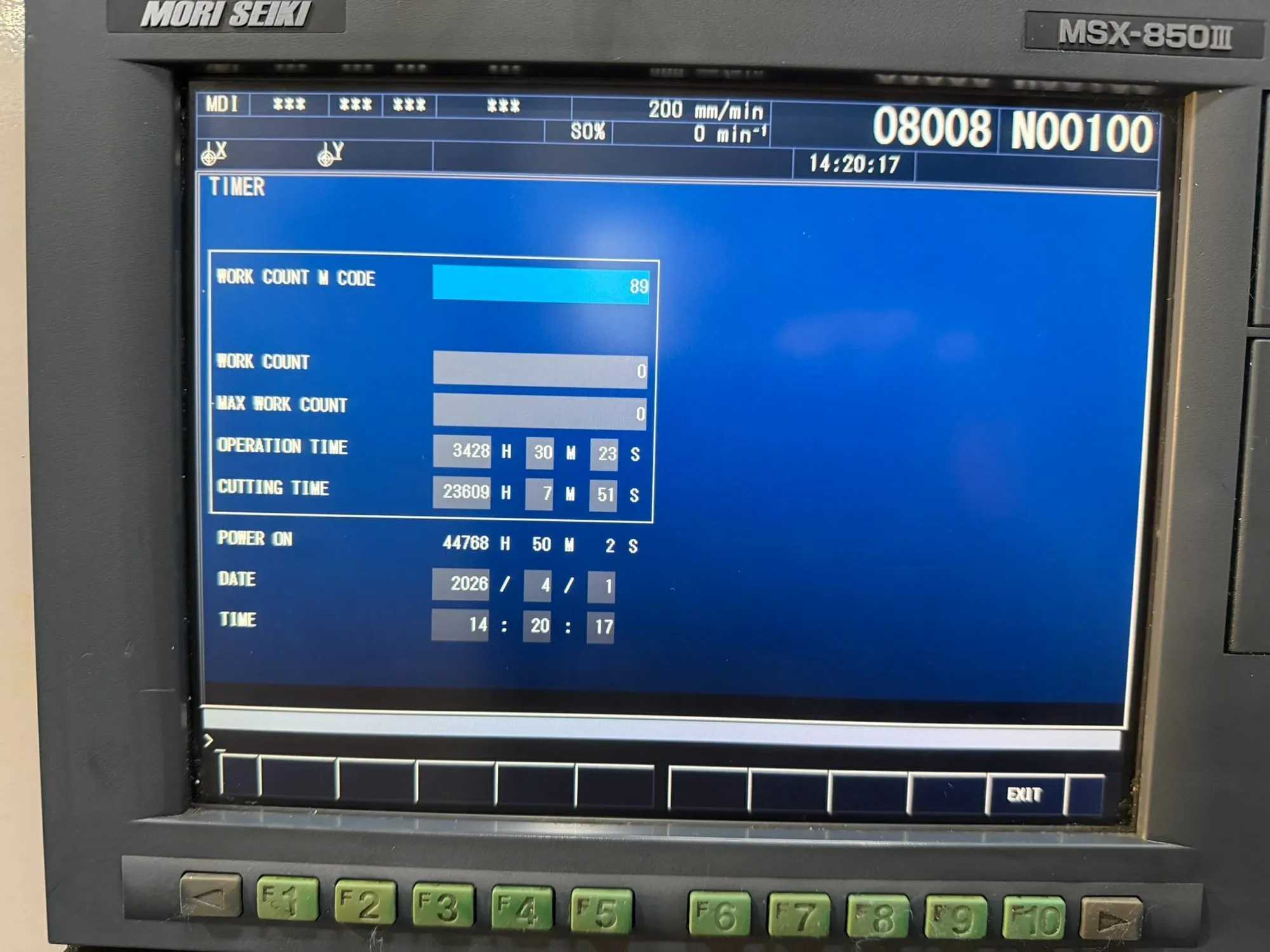 2008 MORI SEIKI NL2500Y/700 CNC LATHE, 4,000 RPM, 25 HP, Y-AXIS, MSX-850 - CNC LATHES