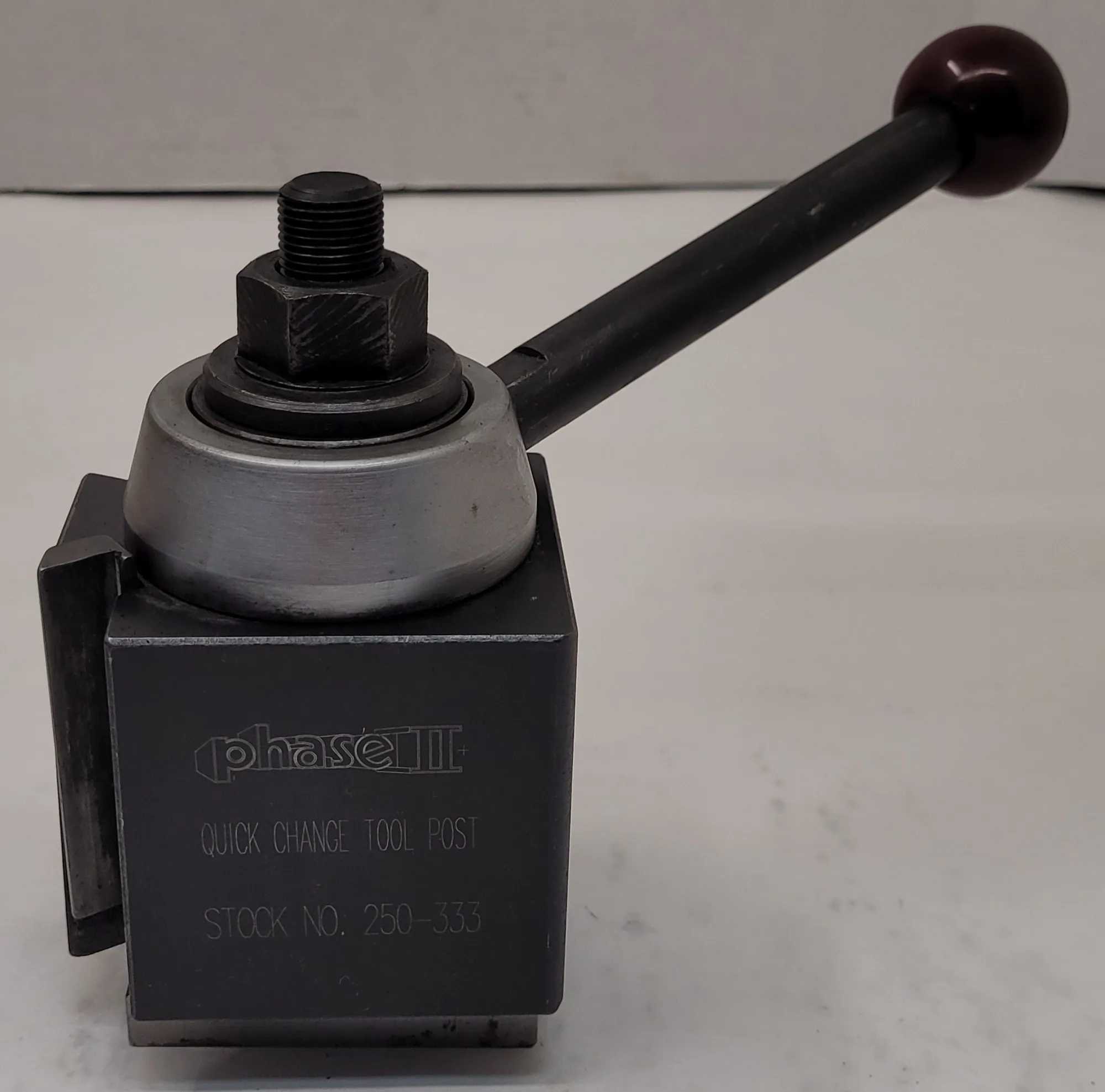 PHASE II 250-333 QUICK CHANGE TOOL POST SET, 300 SERIES WEDGE-TYPE, 13-18 INCH LATHE SWING - MACHINING TOOLING & PARTS
