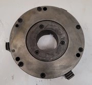 Cushman 6E - 3 Jaw Lathe Chuck, Model 1010408000D/6-E, 8.25in Overall Diameter - MACHINING ACCESSORIES & TOOLING