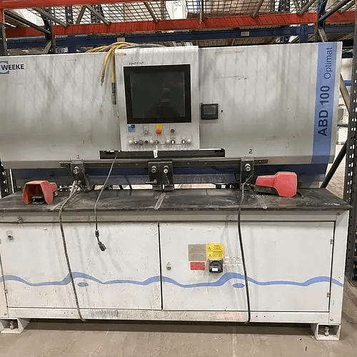 2012 HOMAG - WEEKE ABD 100 OPTIMAT BORE DOWEL CNC BORING MACHINE - HORIZONTAL BORING MILLS