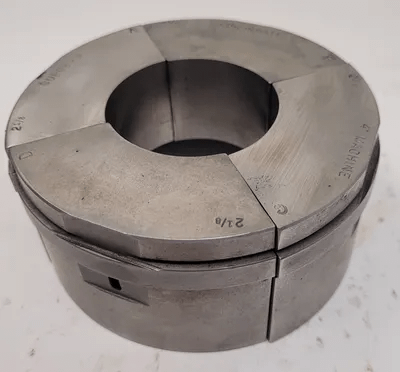 SUPERIOR CINCINNATI COLLET PAD 2 1/8" S-STYLE EMERGENCY COLLET PAD 2” HEIGHT NON-SERRATED - MACHINE TOOLING