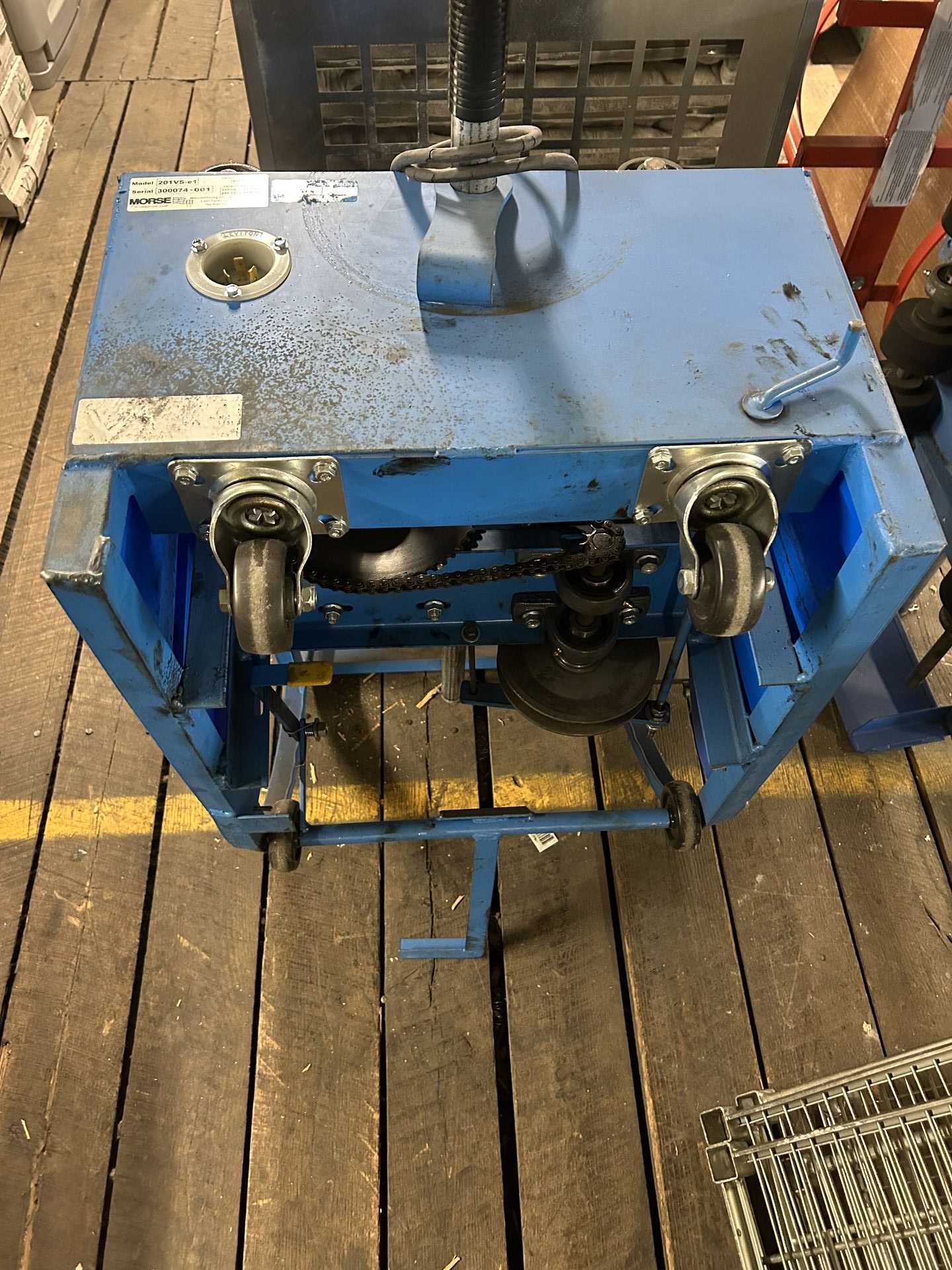 MORSE 201VS-E1 55-GAL DRUM ROLLER - PLANT & FACILITY EQUIPMENT