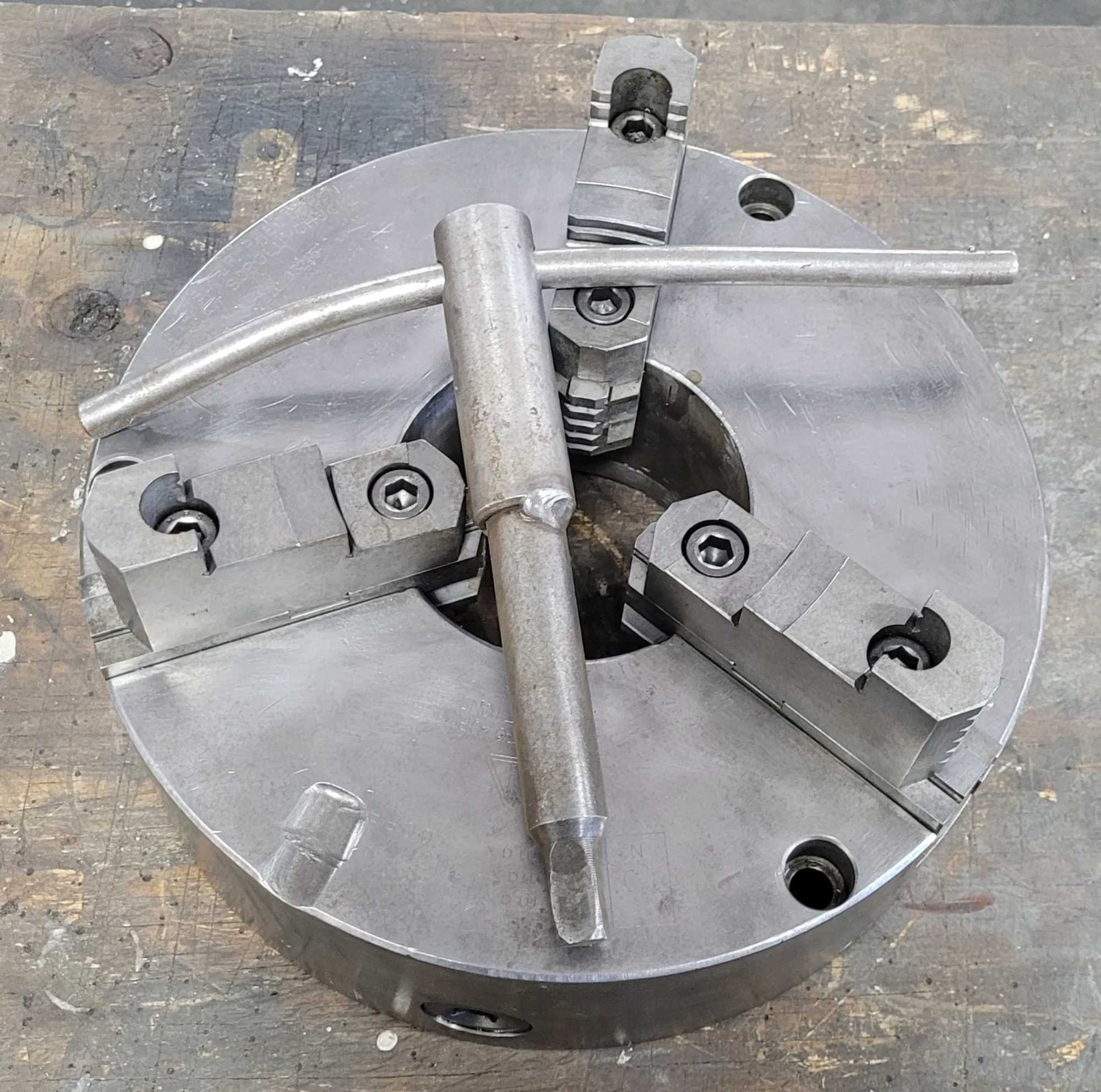 12IN PRATT BURNERD – 3 JAW SCROLL CHUCK – PLAIN BACK - MACHINING TOOLING & PARTS