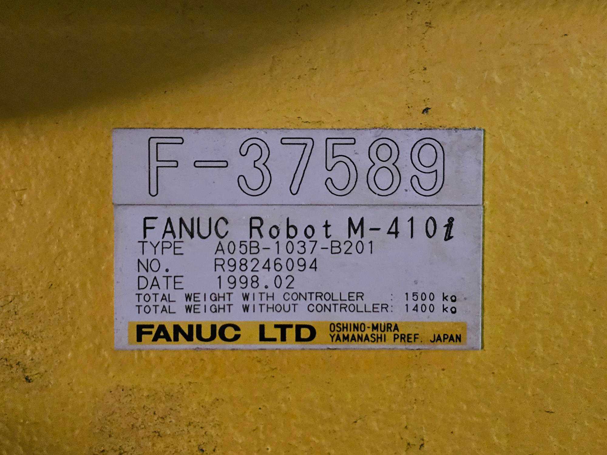 QTY 3: FANUC M-410I ROBOT & CONTROLLER ASSEMBLY - ARTICULATED ROBOTS