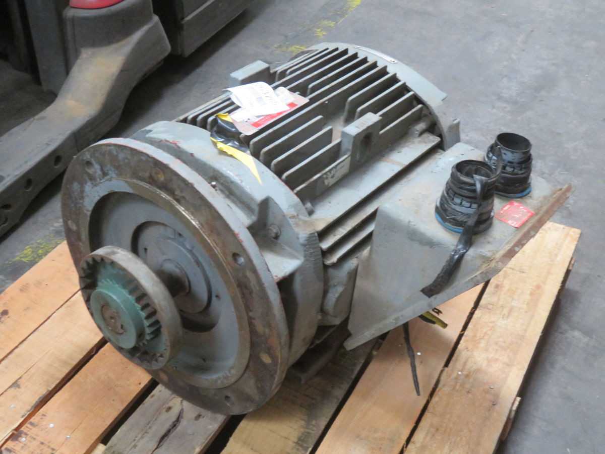 GE 5K324JS1008D22F2 AC MOTOR, 50 HP, 3-PHASE, 3550 RPM, 230/460 VAC, 1.15 SF, 324TSD - AC MOTOR