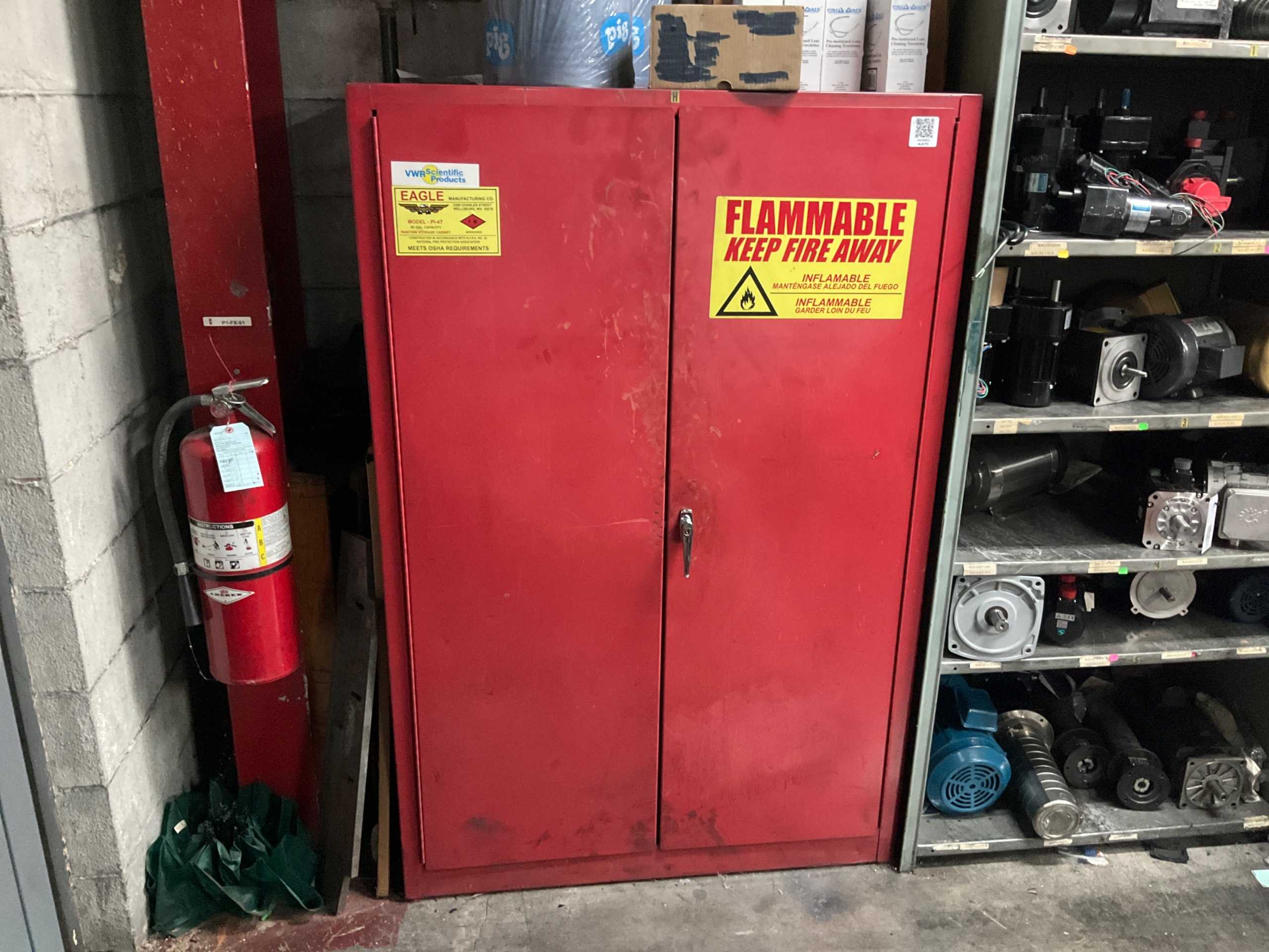 EAGLE PI-47 FLAME PROOF STORAGE CABINET EAGLE PI-47 FLAME PROOF STORAGE CABINET