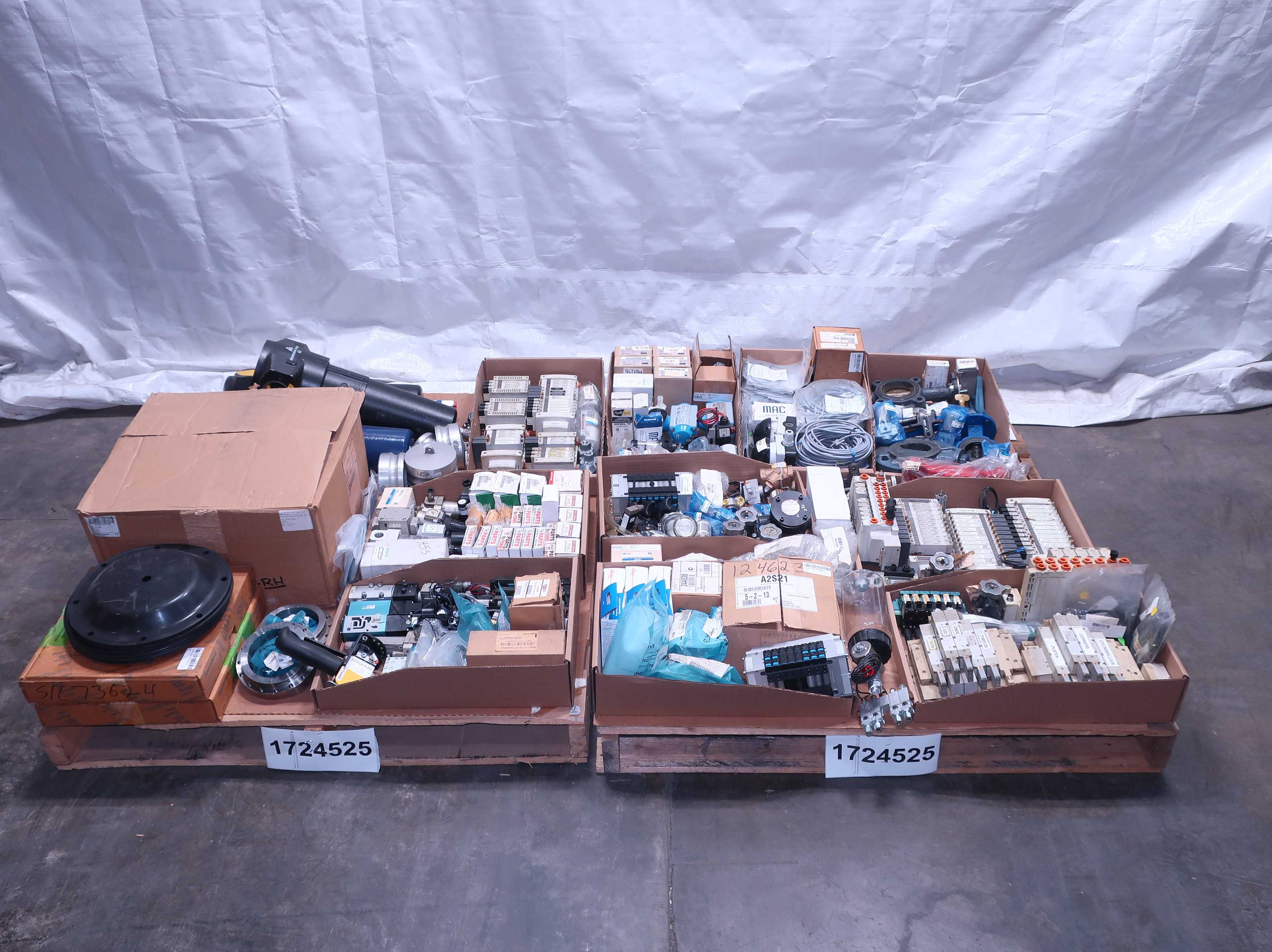 SKU 1724525 - 2 PALLETS OF ASSORTED VALVES AND VALVE PARTS - VALVE PARTS & ACCESSORIES