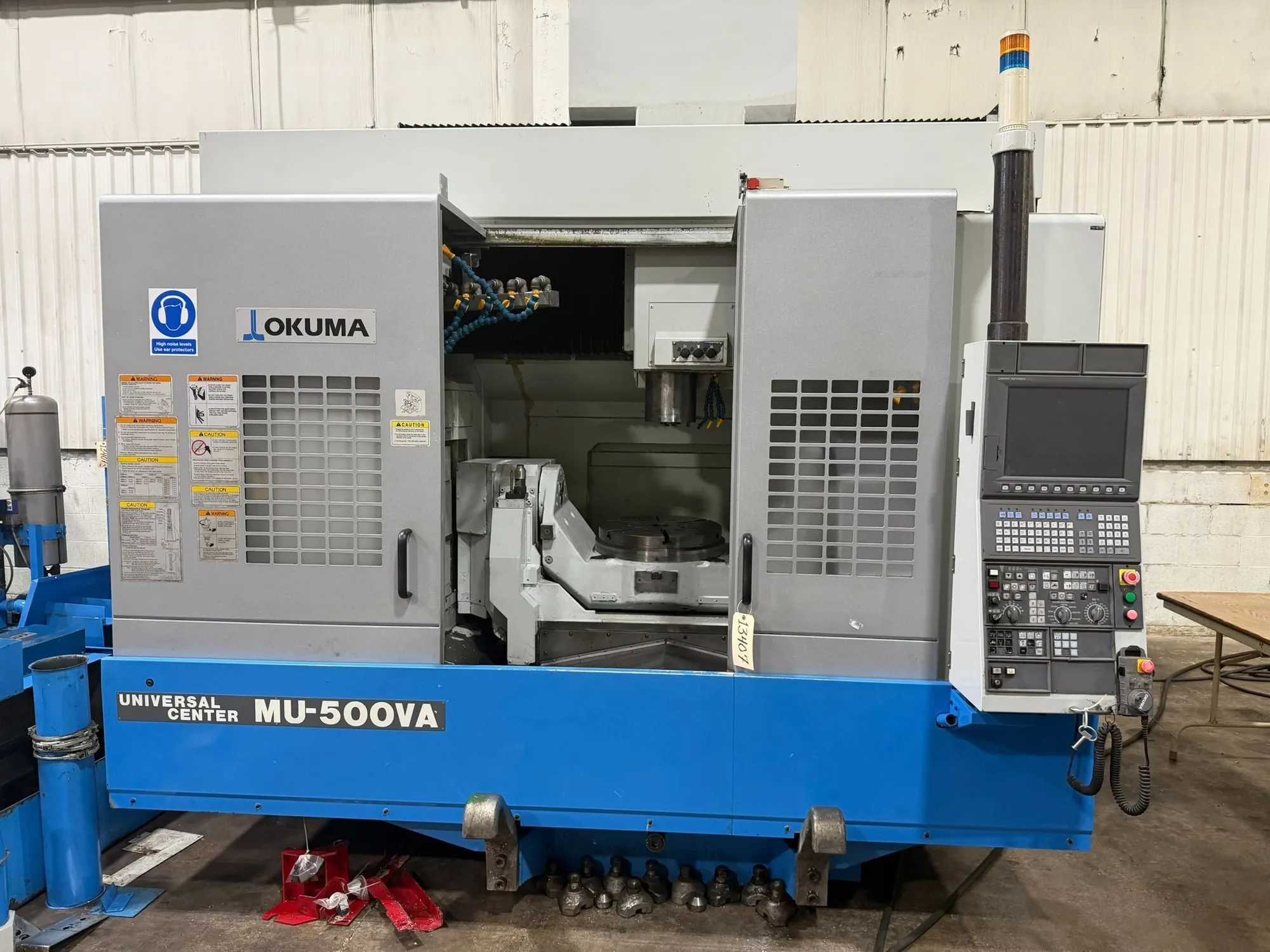 2007 OKUMA MU-500VA 5-AXIS CNC VERTICAL MACHINING CENTER, 15K RPM, OSP P200M-H, 32 ATC - VERTICAL MACHINING CENTERS