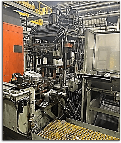 2005 TOSHIBA DC800J-MS TRIM PRESS - DIE CASTING MACHINES