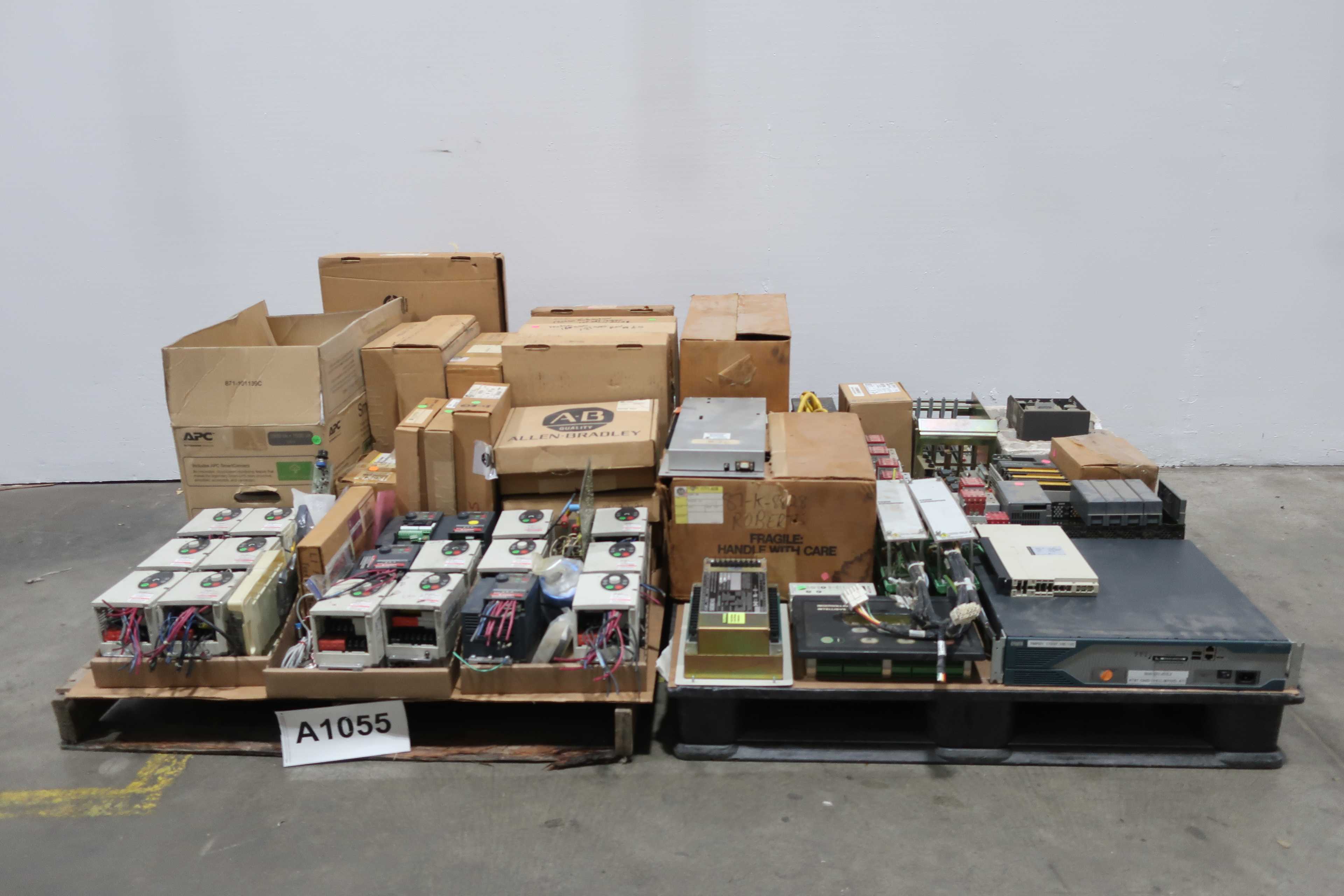 2 PALLETS OF ASSORTED AUTOMATION AND CONTROLS