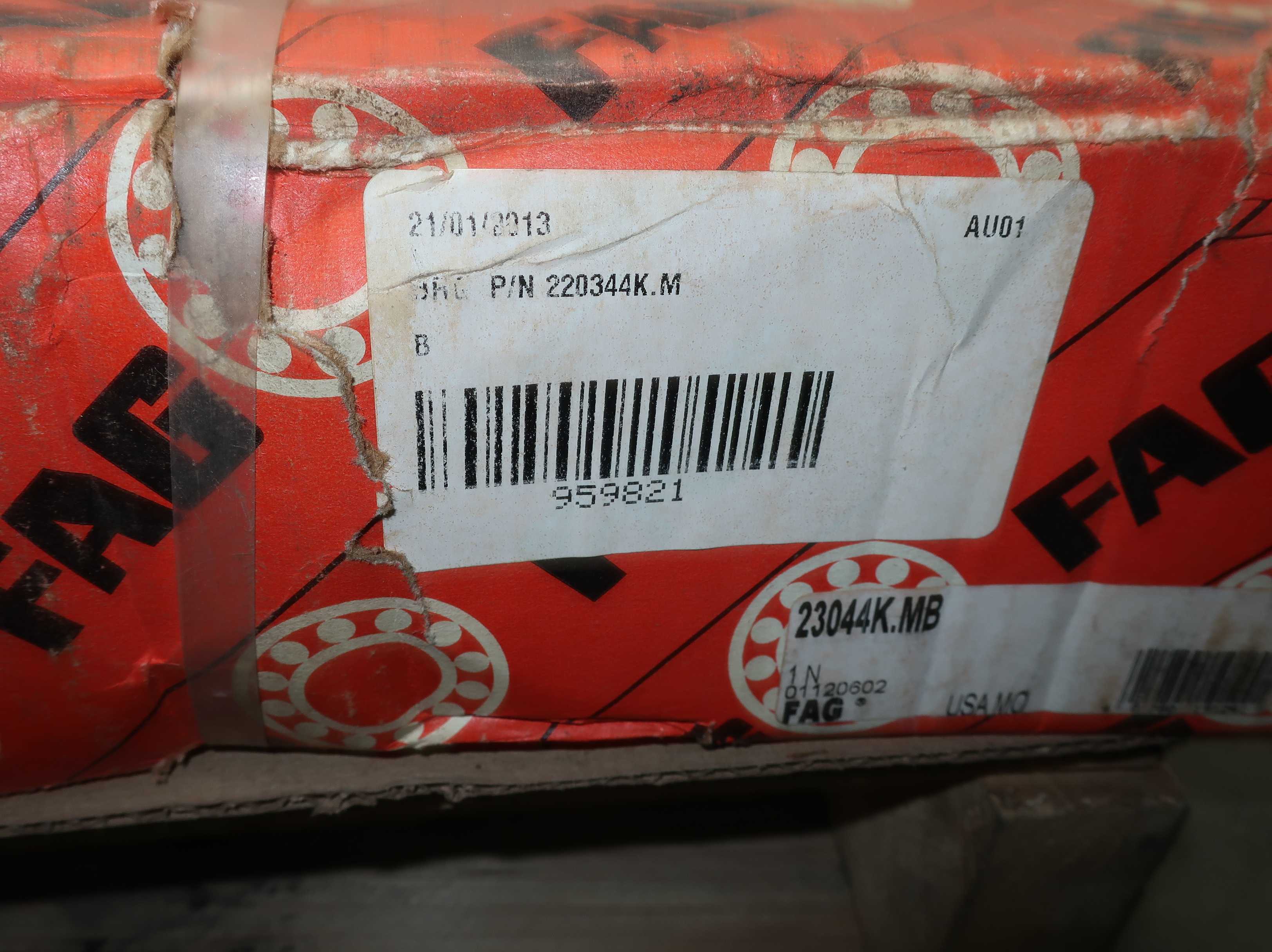 SKU 1739359 - PALLET OF ASSORTED FAG BEARINGS, ROLLER - BEARINGS