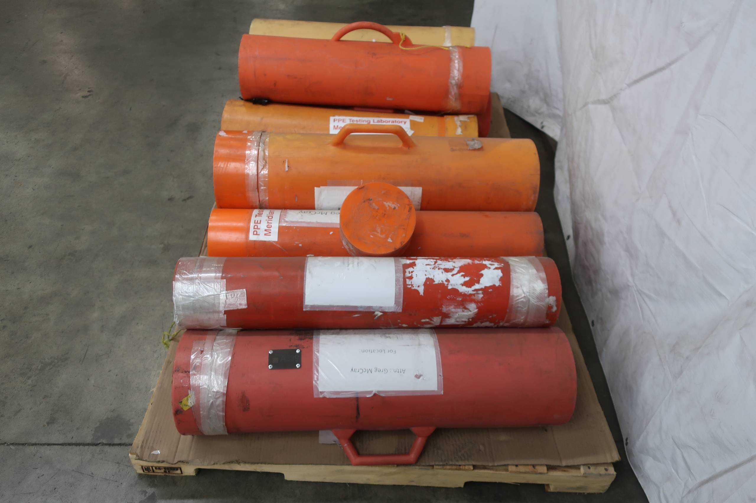 2 PALLETS OF RUBBER ELECTRICAL INSULATING BLANKETS - ELECTRONIC COMPONENTS