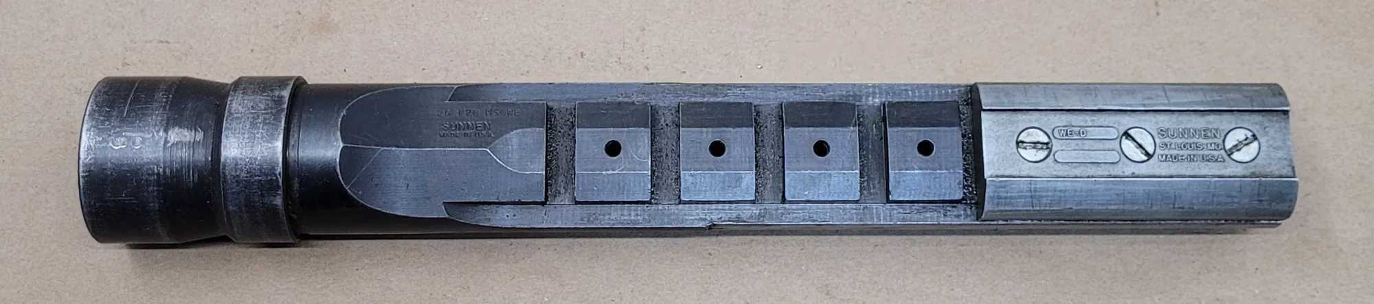 SUNNEN 2G P28 1750 WE HONING MANDREL, OAL 12.5IN, DIA 1.73-1.875IN, ABR L 6.562IN - MACHINE TOOLING