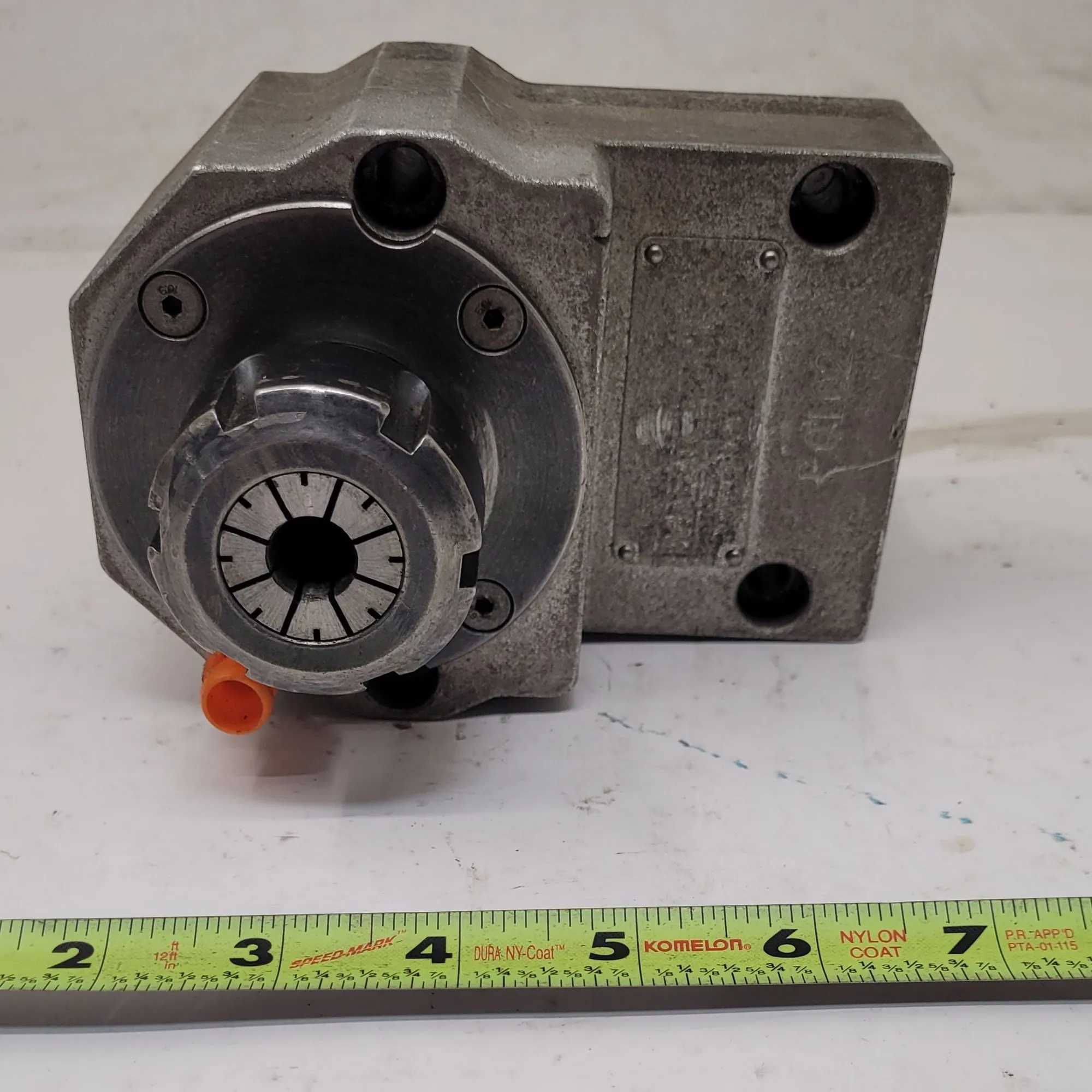 VDI 60 OFFSET LIVE TOOL HOLDER OAL: 9" W: 4" H: 6" NUT DIA: 2" BORE DIA: 1.25" - MACHINE TOOLING