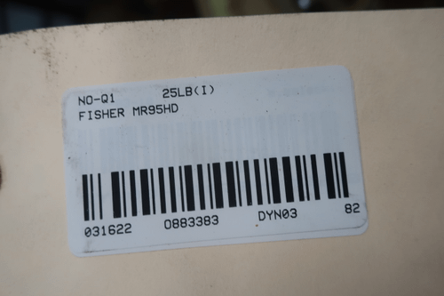 SKU 883383 - FISHER MR95HD STEEL PRESSURE REGULATOR VALVE 25-75PSI 1IN NPT - PRESSURE REDUCING REGULATOR VALVE