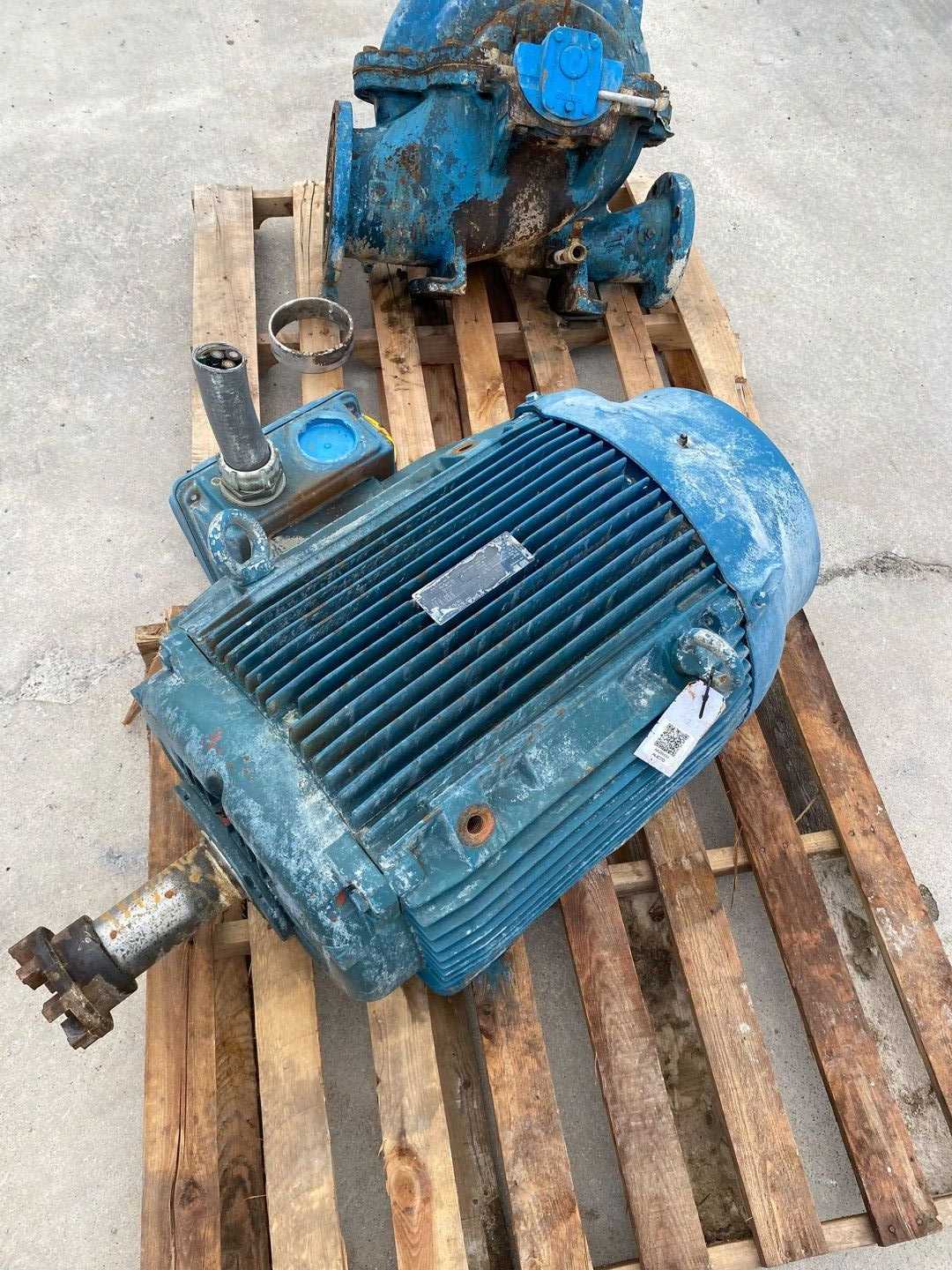 GOULDS 3410 PUMP & 150 HP MOTOR ASSEMBLY - PUMP & MOTOR ASSEMBLY