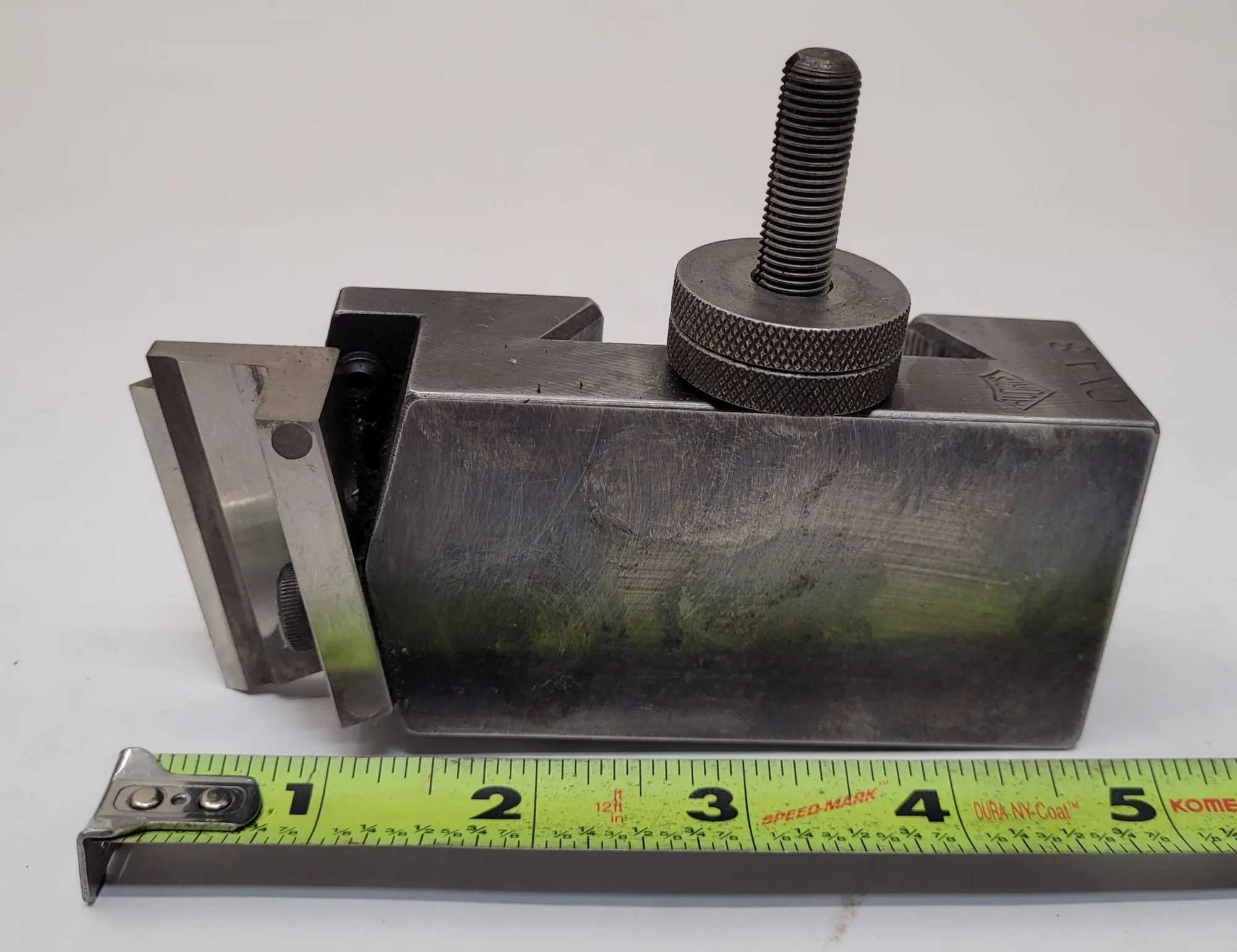ALORIS CXA-8 THREADING TOOL HOLDER, 2-3/8" WEDGE, ALORIS P-6 CUTTER, 5" X 2" X 1-1/4" - MACHINE TOOLING
