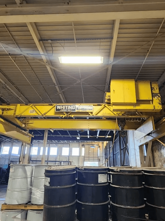 WHITING 15T 20' SPAN DBL COLUMN BRIDGE CRANE 480V 3P 30/150/300 FPM - BRIDGE CRANE