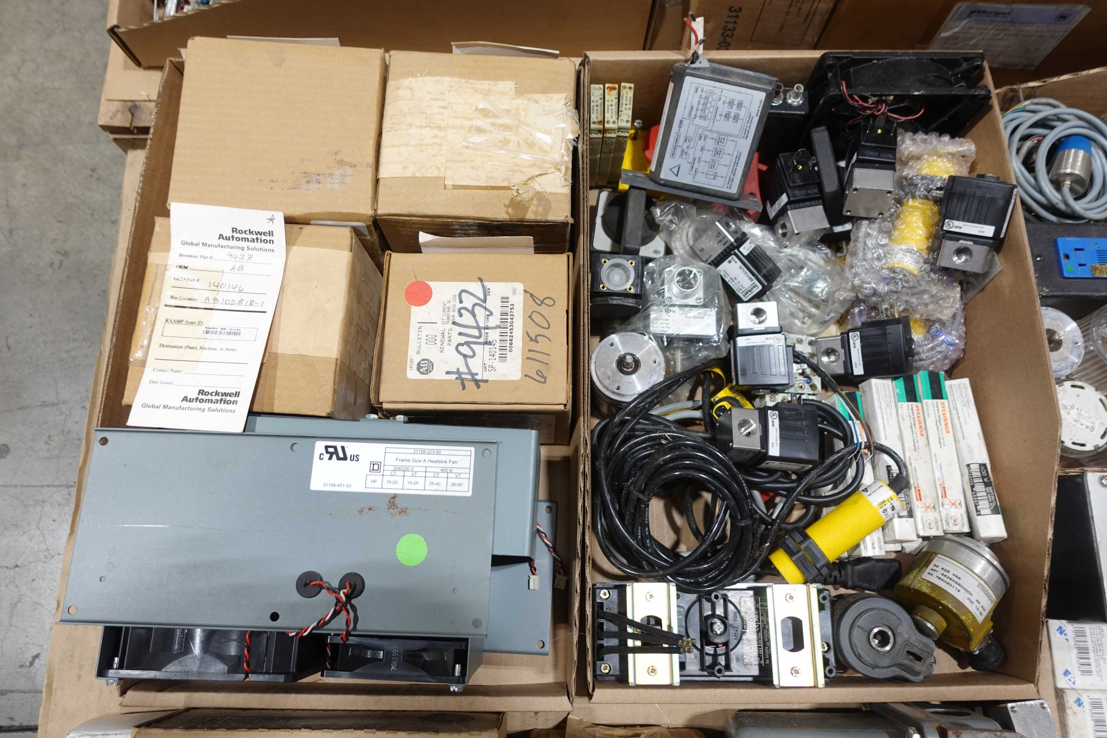 4 PALLETS OF ASSORTED AUTOMATION AND CONTROLS - AUTOMATION & CONTROLS