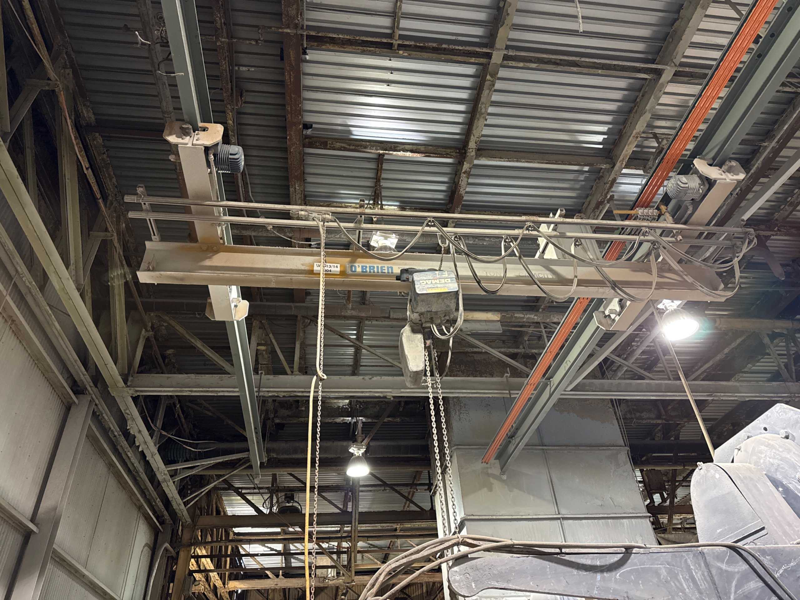 O’brien 2 Ton Bridge Crane - Rails Not Included - BRIDGE CRANE