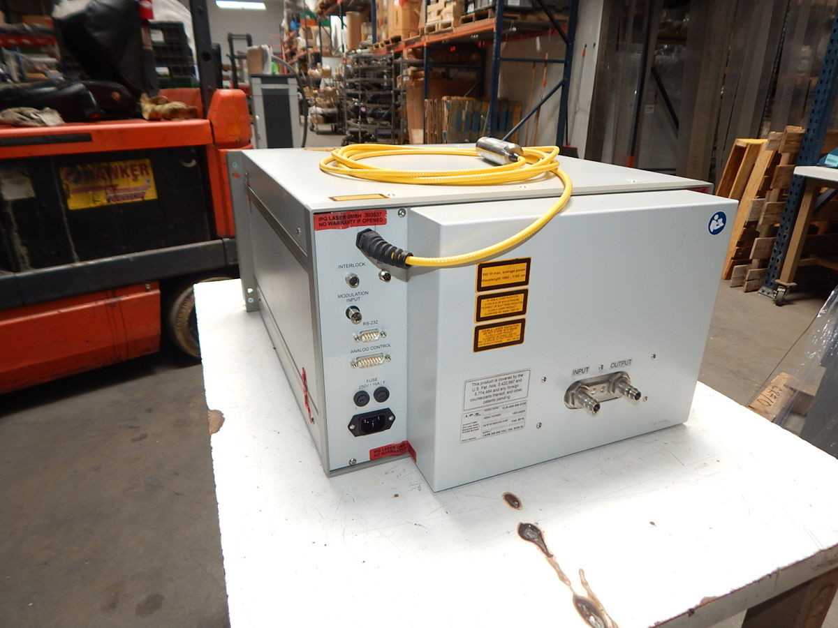 IPG LASER YLR-400-SM-EOS SINGLE-MODE FIBER LASER 400W - LASER CUTTING MACHINES
