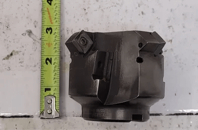 ISCAR 3190616 F135/90AC MILL - 1" INNER, 2" OUTER ARBOR HOLE, 2.5" H - MACHINE TOOLING