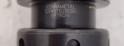KENNAMETAL CAT 40 TG100 SINGLE-ANGLE COLLET CHUCK TOOL HOLDER, 2.75" PROJECTION - MACHINE TOOLING