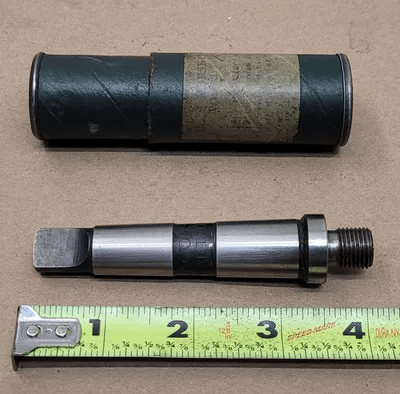 JACOBS 7346DN DRILL CHUCK ARBOR, NO. 2 MT SHANK, 1/2-20 THREADED MOUNT - MACHINE TOOLING