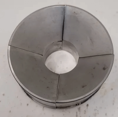 SUPERIOR CINCINNATI COLLET PAD, 1 11/16" S-STYLE EMERGENCY, 2” HEIGHT, NON-SERRATED INTERIOR - MACHINE TOOLING