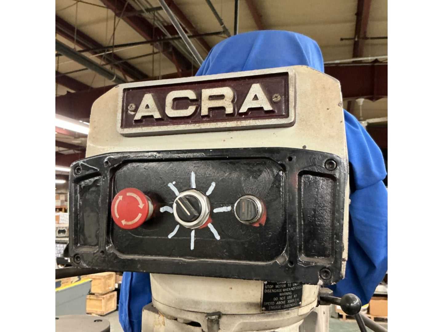 ACRA GS 18 V VERTICAL MILLING MACHINE - VERTICAL MILLING MACHINE