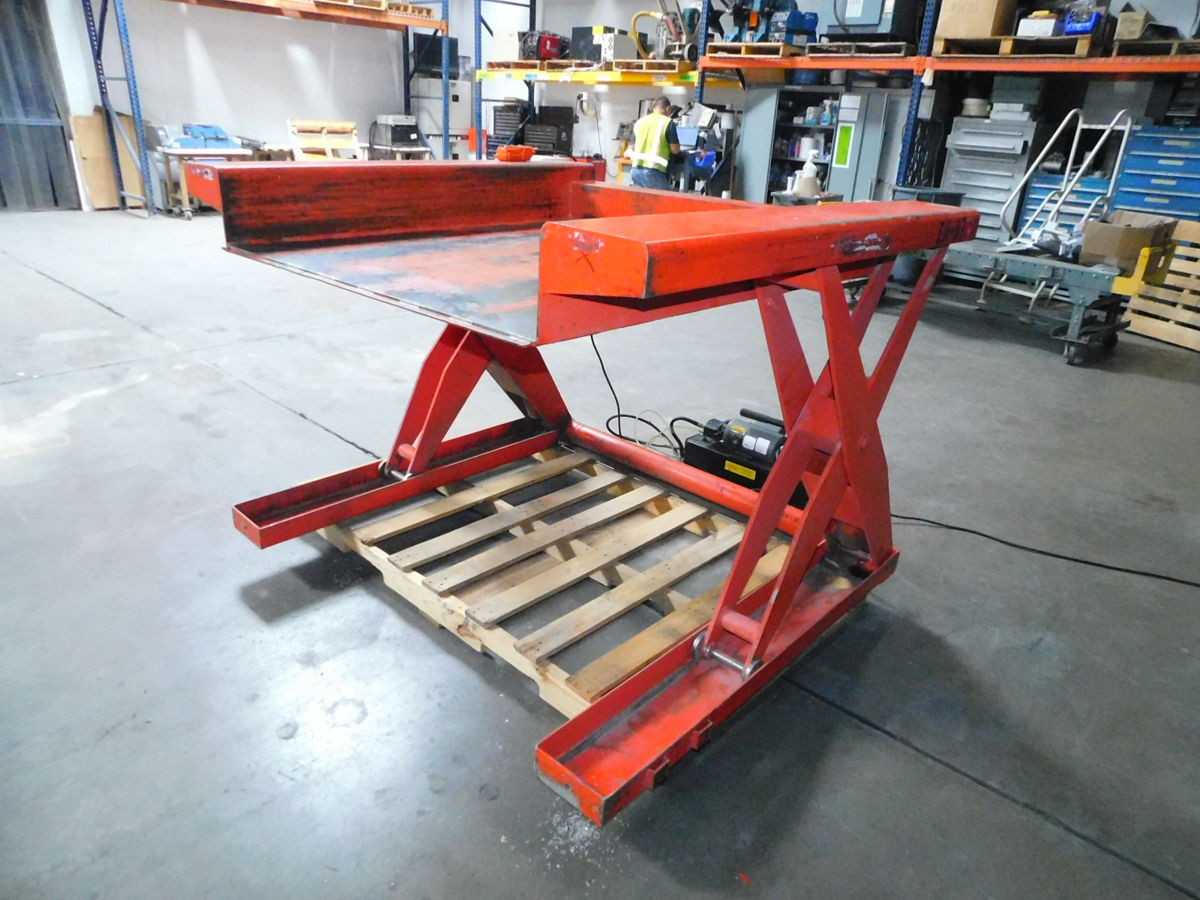 PRESTO XZ44-40 TABLE LIFTS, 4000 LB PAYLOAD, 48X40 IN PLATFORM, 7-42 IN LIFT, 1 HP - LIFTING EQUIPMENT