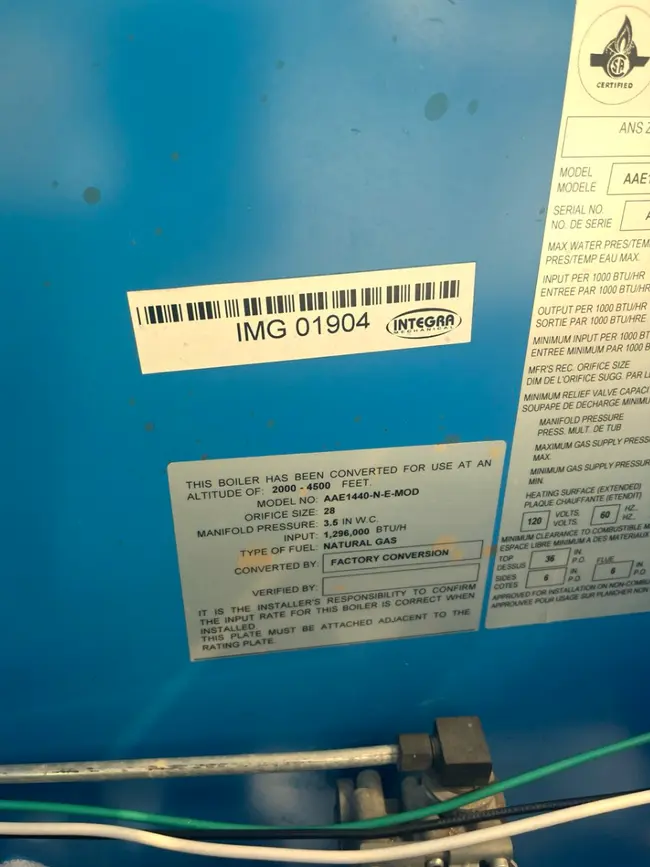 2011 ALLIED ENGINEERING CO AAE1440-N-E-MOD BOILER - undefined