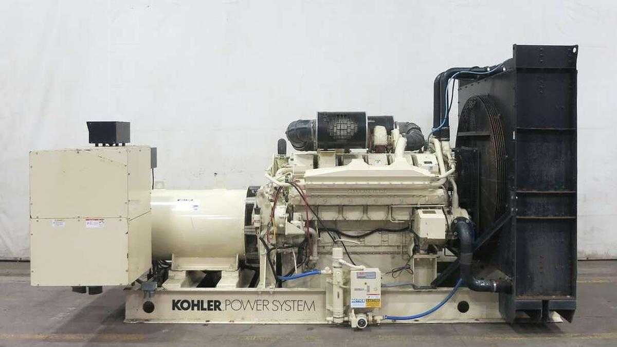 2000 KOHLER 1000ROZM DIESEL GENERATOR 1000 KW - STANDBY POWER GENERATOR