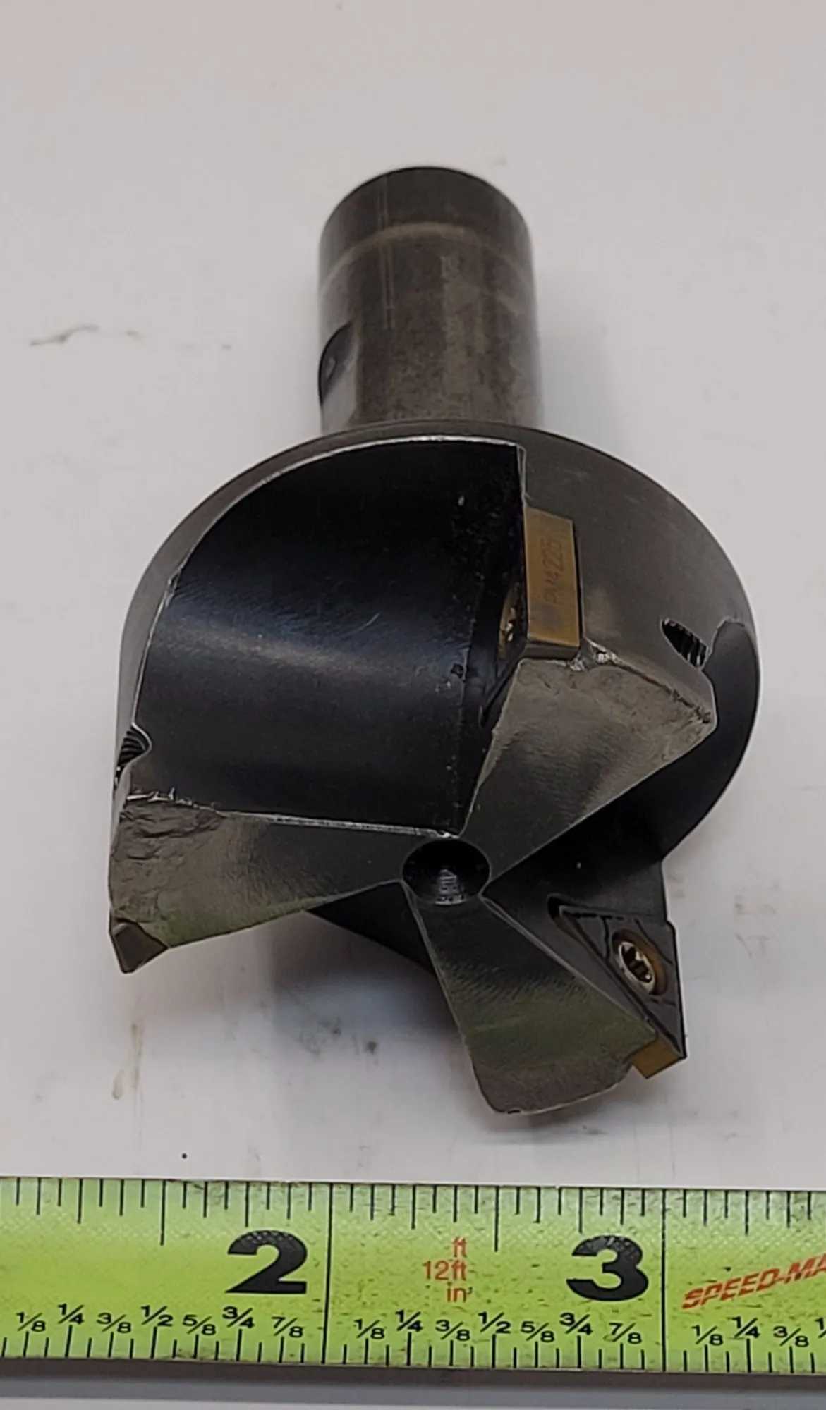 DORIAN TOOL E90-200-TC3-075 90 DEGREE INDEXABLE END MILL - 2" CUT DIAMETER, 3/4" SHANK - MACHINE TOOLING