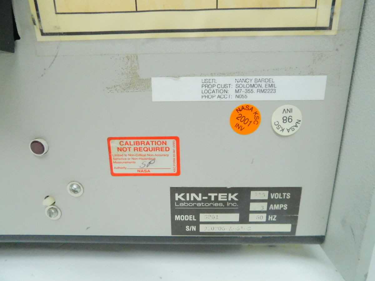 KIN-TEK SP61 SPAN PAC 61, SP61 M7631 - POWER GENERATORS
