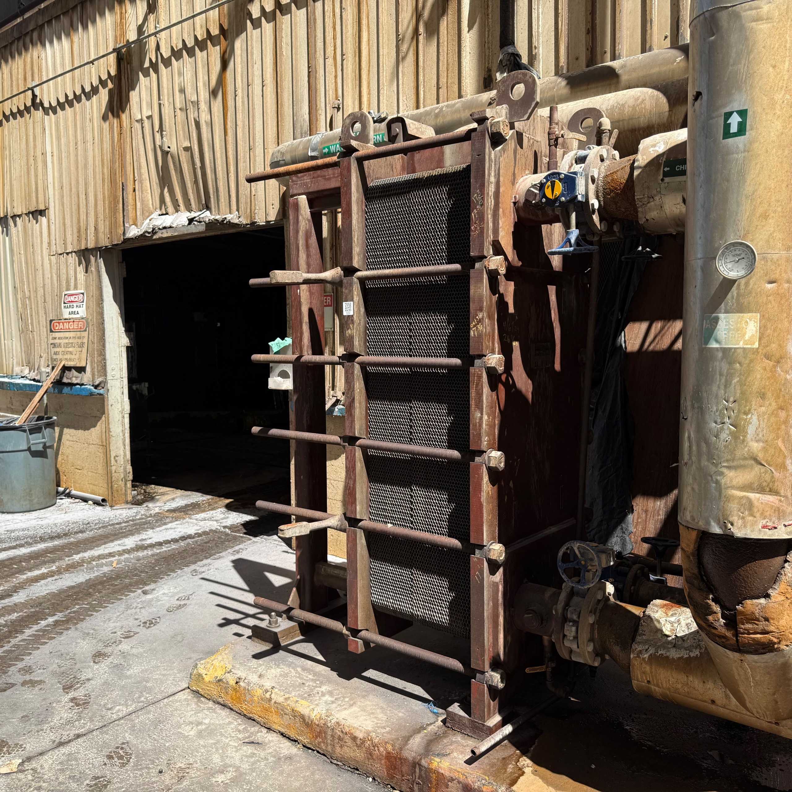 1976 AMERICAN HEAT RECLAIMING CORP. HEAT EXCHANGER - PLATE HEAT EXCHANGER