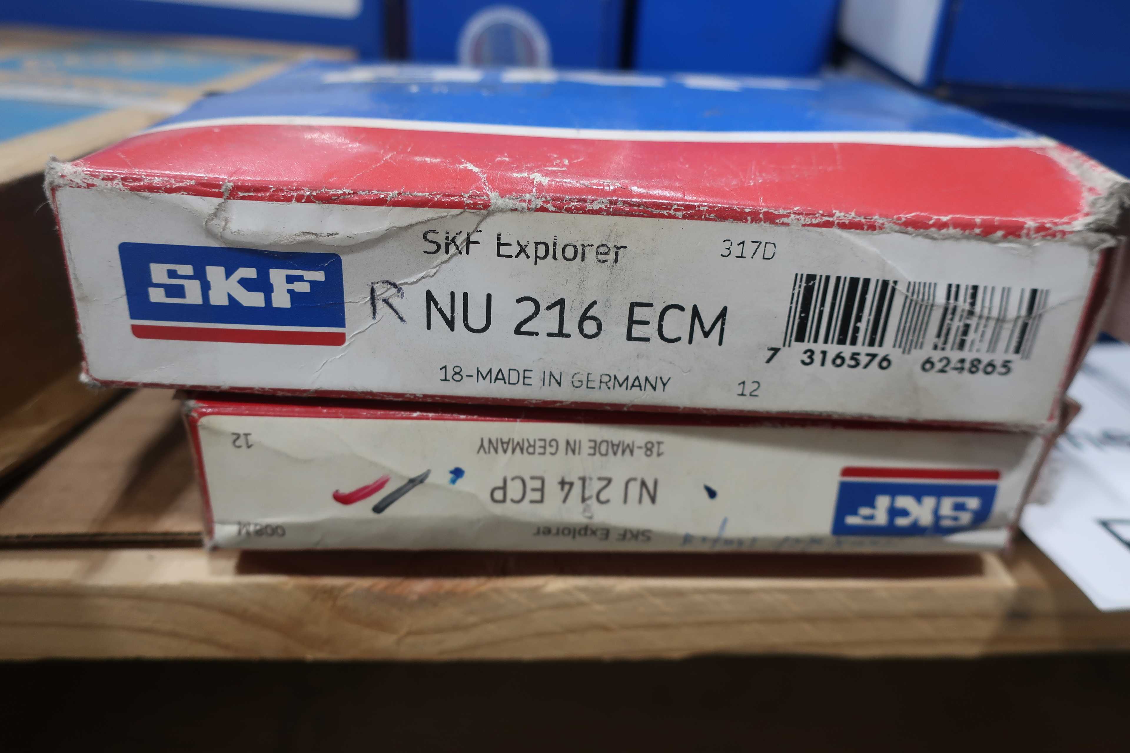 SKU 1738717 - PALLET OF ASSORTED BEARINGS, SKF, MCGILL, INA, FAG, KOYO, RHP, TORRINGTON, TIMKEN, RHP - BEARINGS