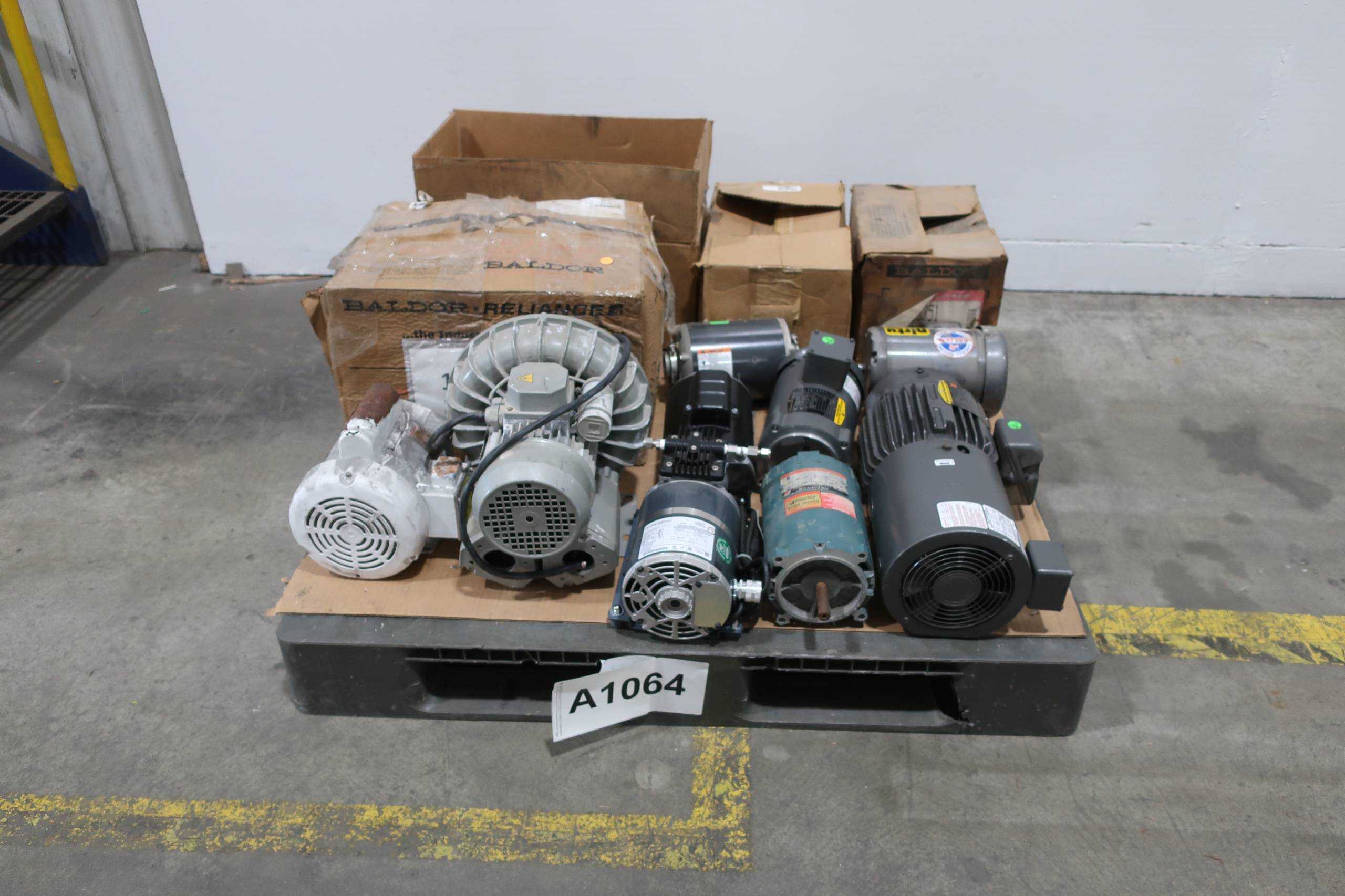 PALLET OF ASSORTED MOTORS - AC MOTOR