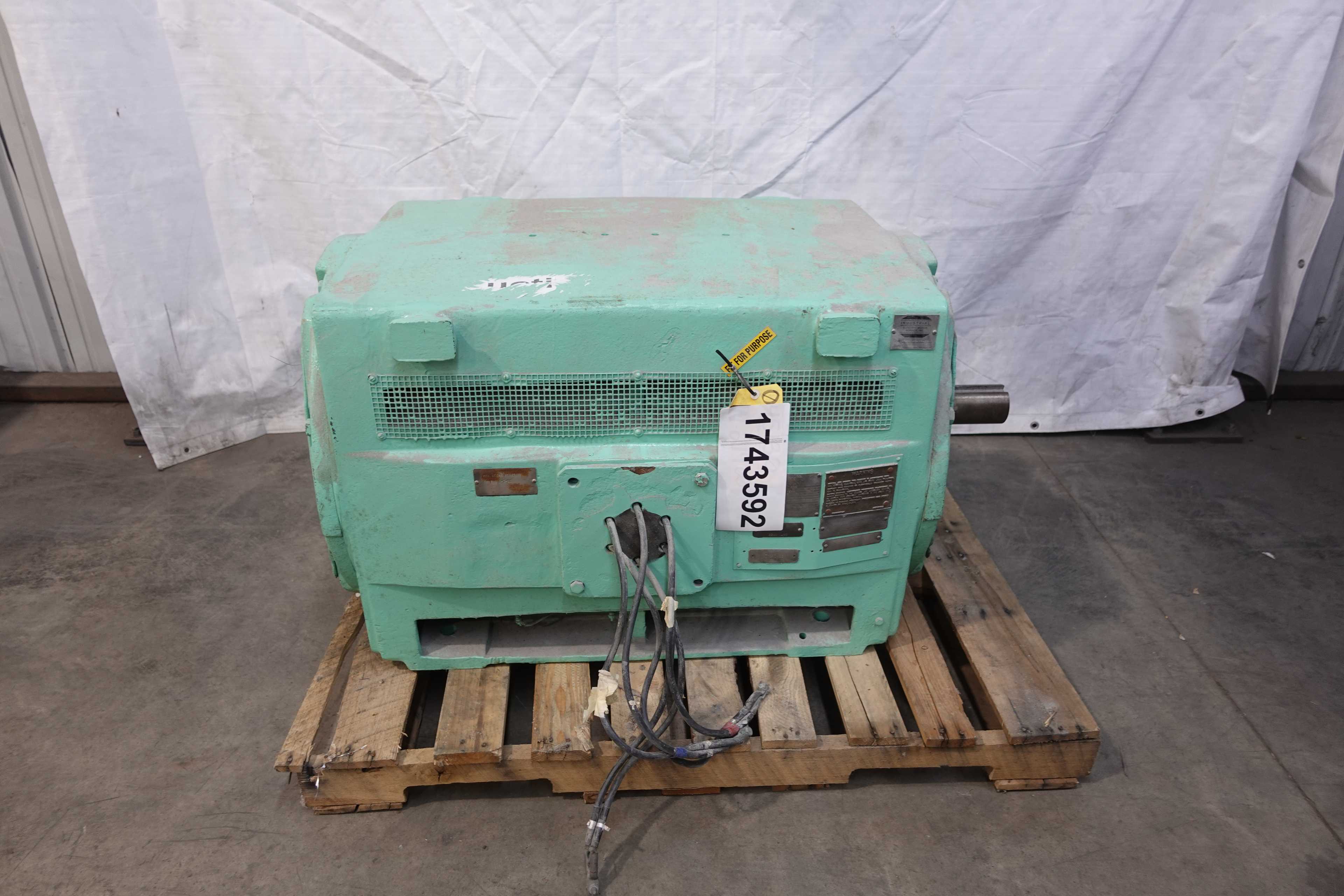 SKU 1743592 - GE CUSTOM 8000 5K818847C62 INDUCTION MOTOR, 400 HP, 3 PH, 1765 RPM, 2300V, FR. 8188S - AC MOTOR