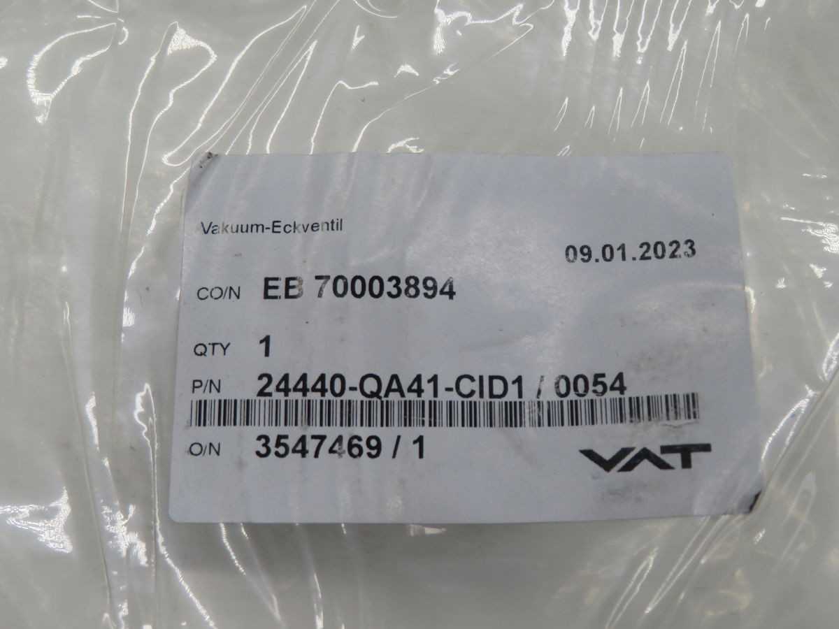 VAKUUM-ECKVENTIL 24440-QA41-CIDI/0054 ANGLE VACUUM VALVE - VALVES