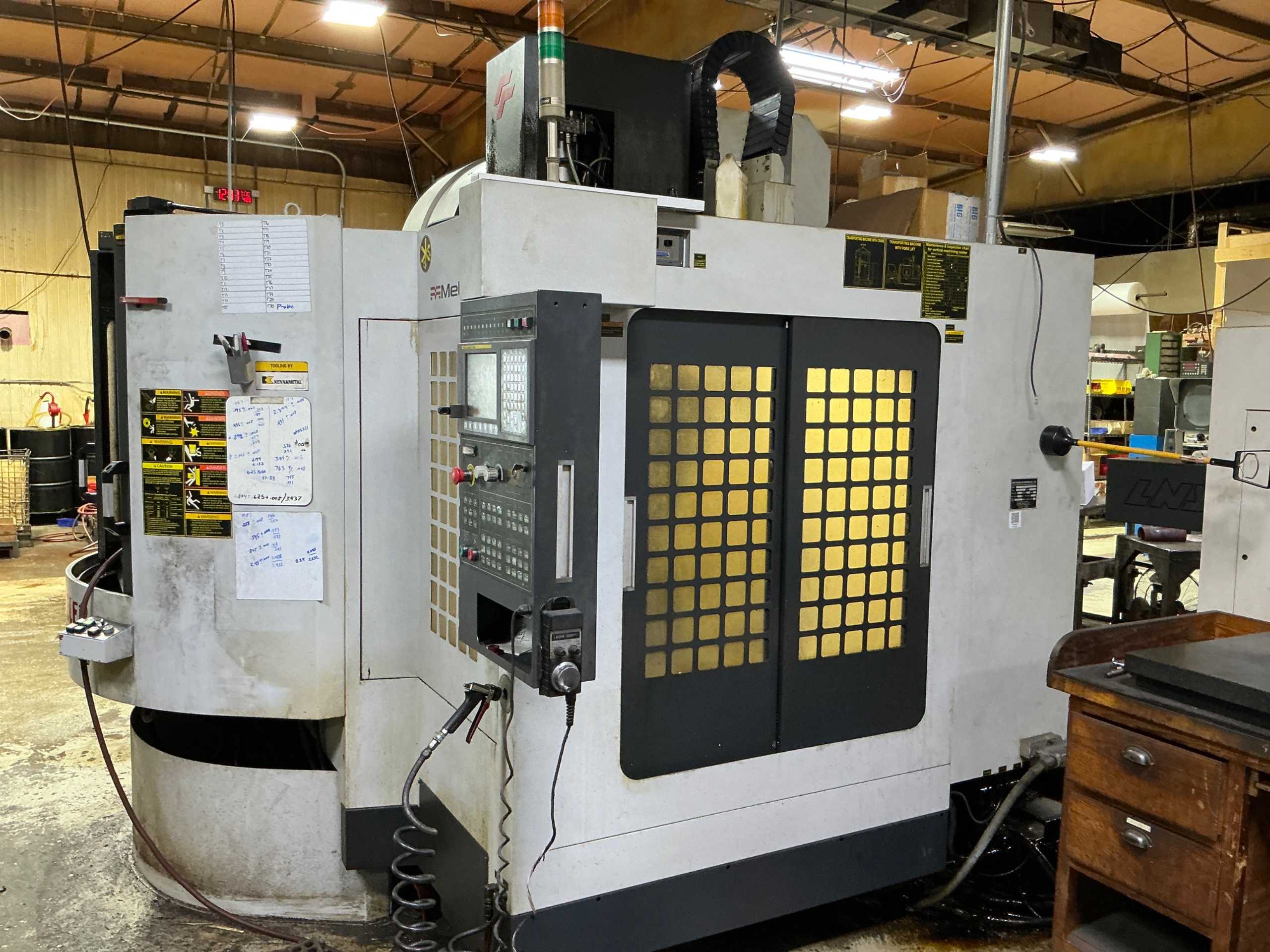 2012 FEELER VMP-800 APC VERTICAL MACHINING CENTER, FANUC 0I-MD, 10K RPM, 15HP, 30 ATC - VERTICAL MACHINING CENTERS