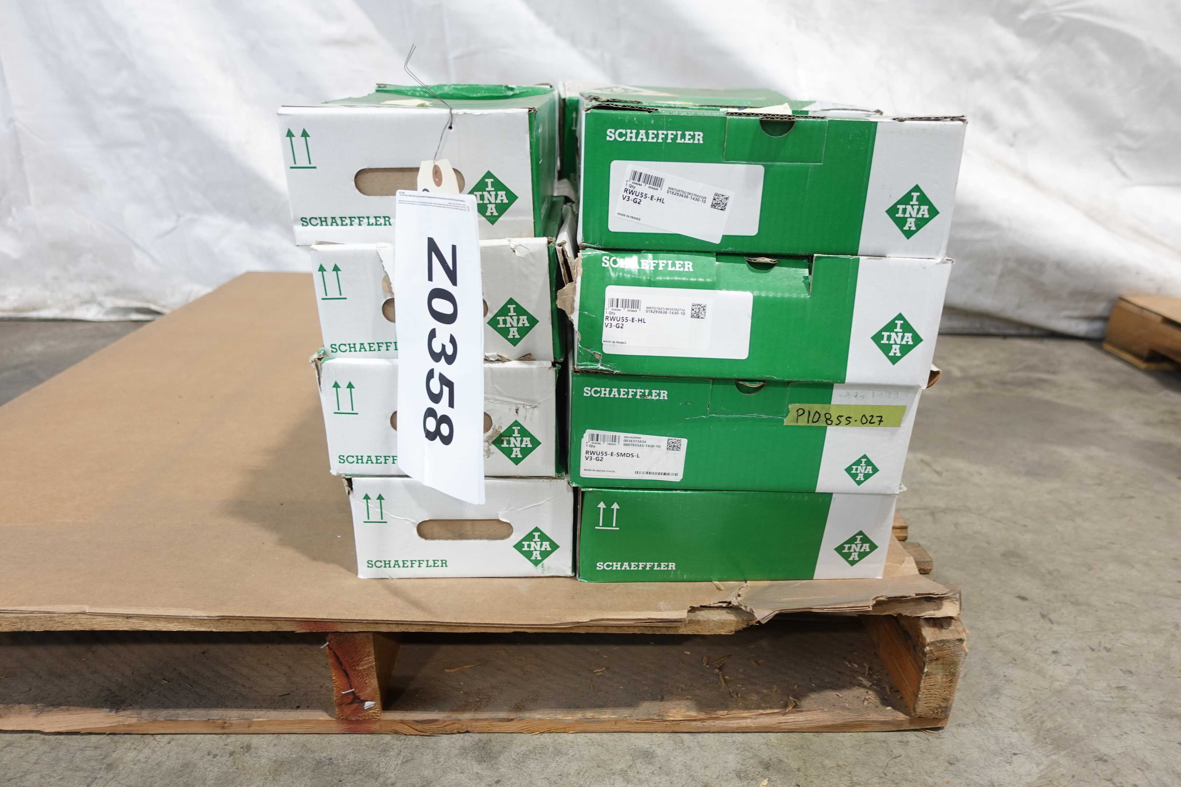 LOT OF 20 INA RWU55-E-HL-V3-G2 LINEAR BEARINGS