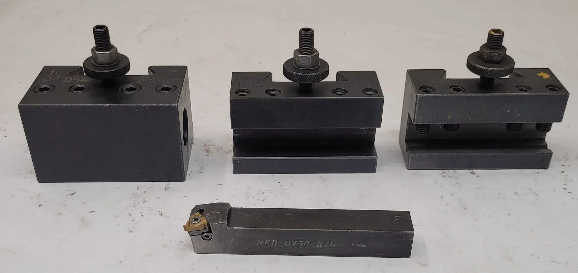 DORIAN TOOL D35CXA TOOL HOLDER SET WITH ISCAR SER 0750 K16, 14-17" SWING, 1" BORE/SHANK CAPACITY - MACHINING TOOLING & PARTS