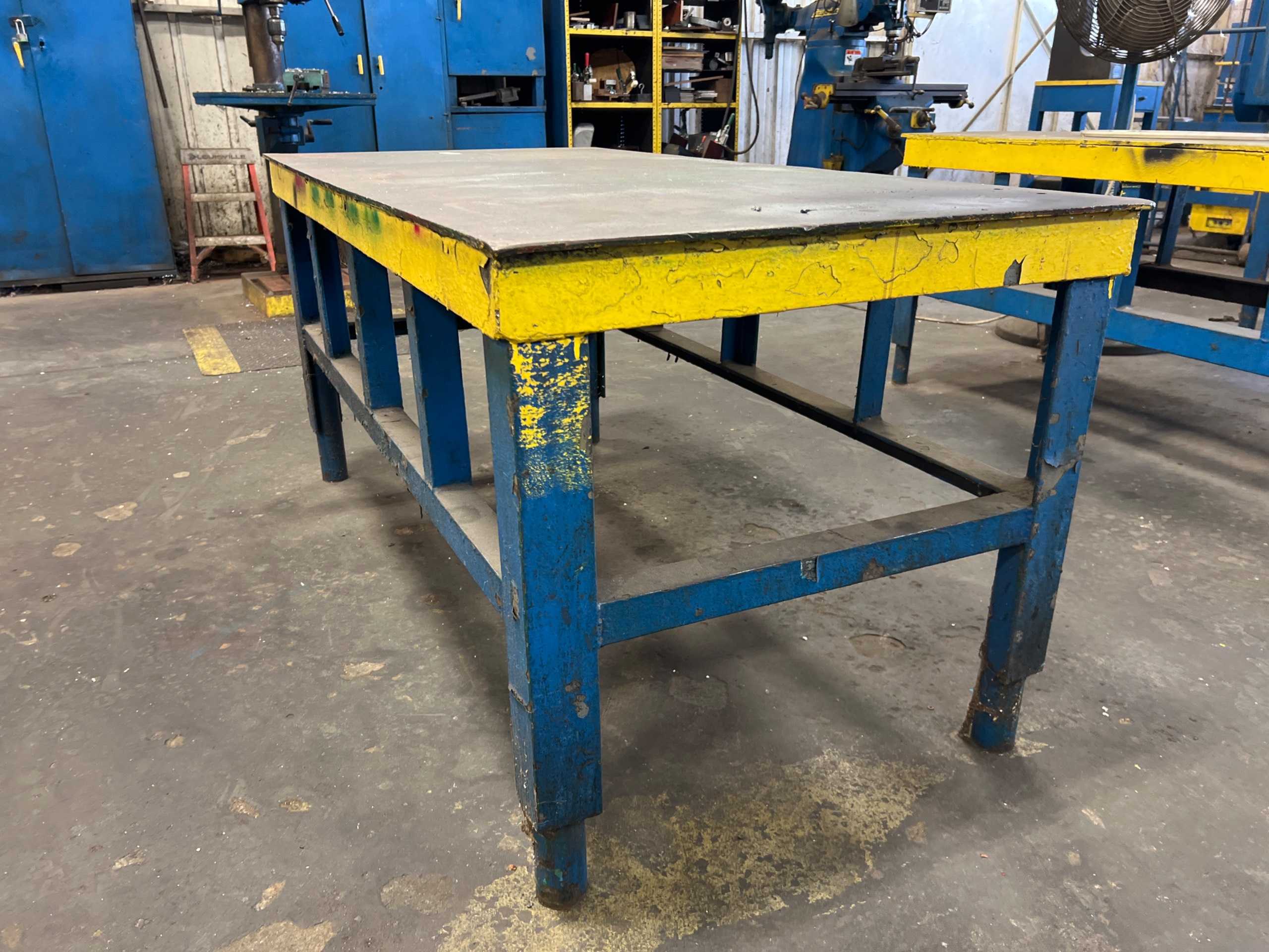 QTY 4: WORK TABLE - WORK TABLE