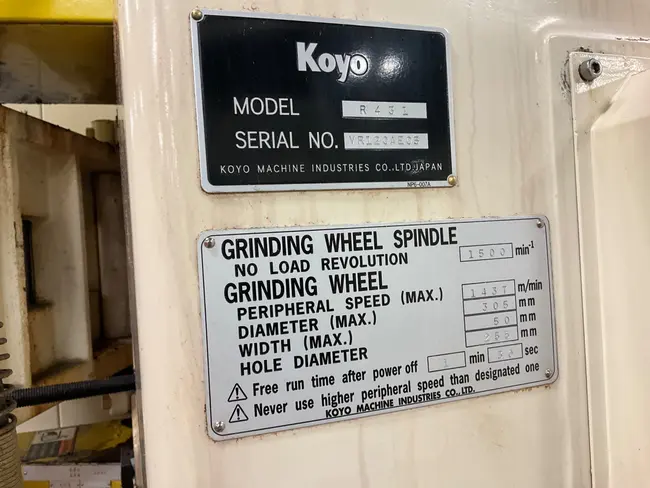 2004 KOYO R431 GRINDING MACHINE - undefined