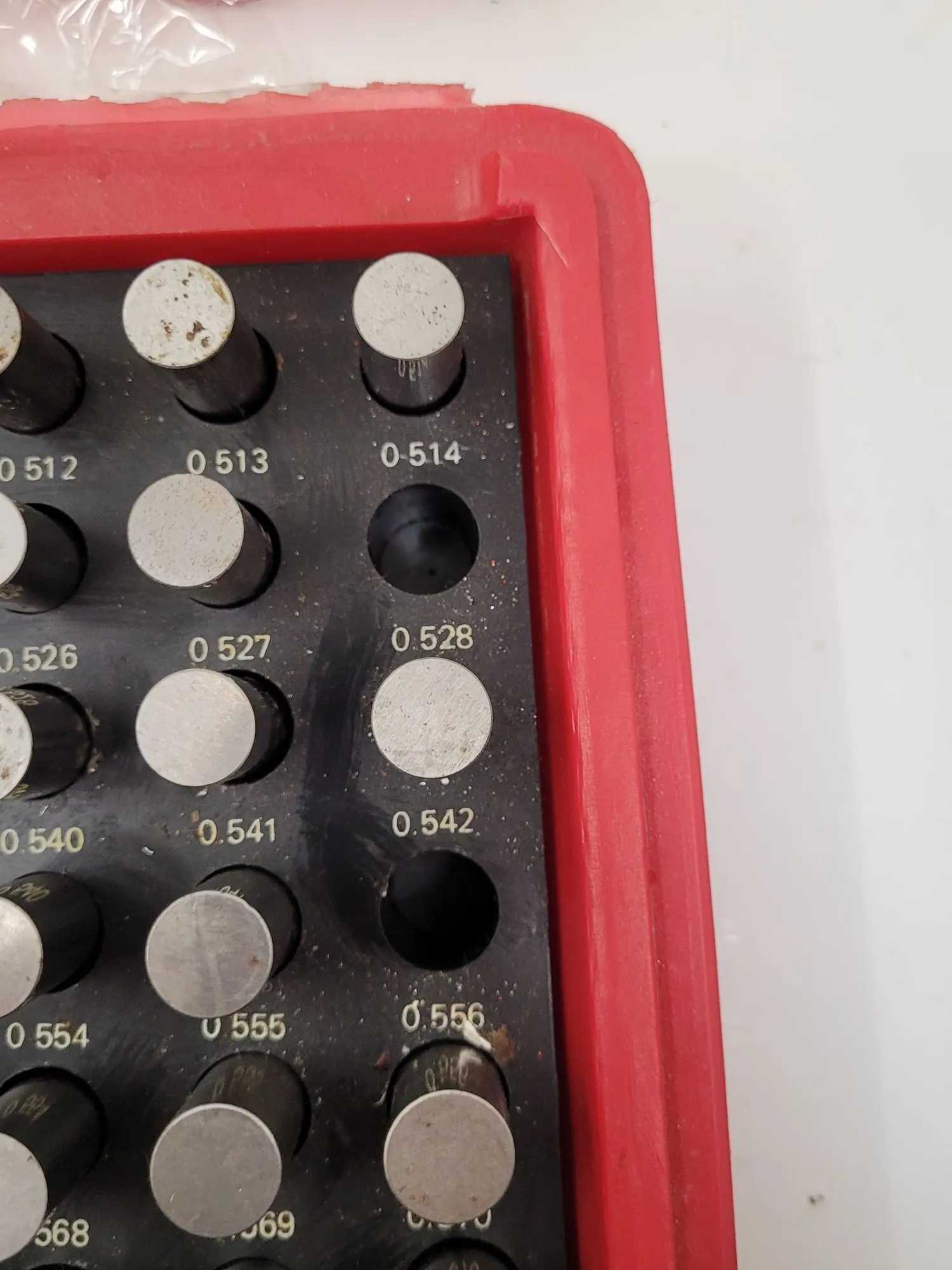 MHC M3 MINUS PLUG GAGE SET, 125 PIECE, .501-.625" - MACHINE TOOLING