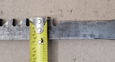 DAVIS 3/8 KEYSEATER CO. GP 3/8" KEYSEATER BROACH 13/16" HEIGHT 16" LENGTH - MACHINE TOOLING