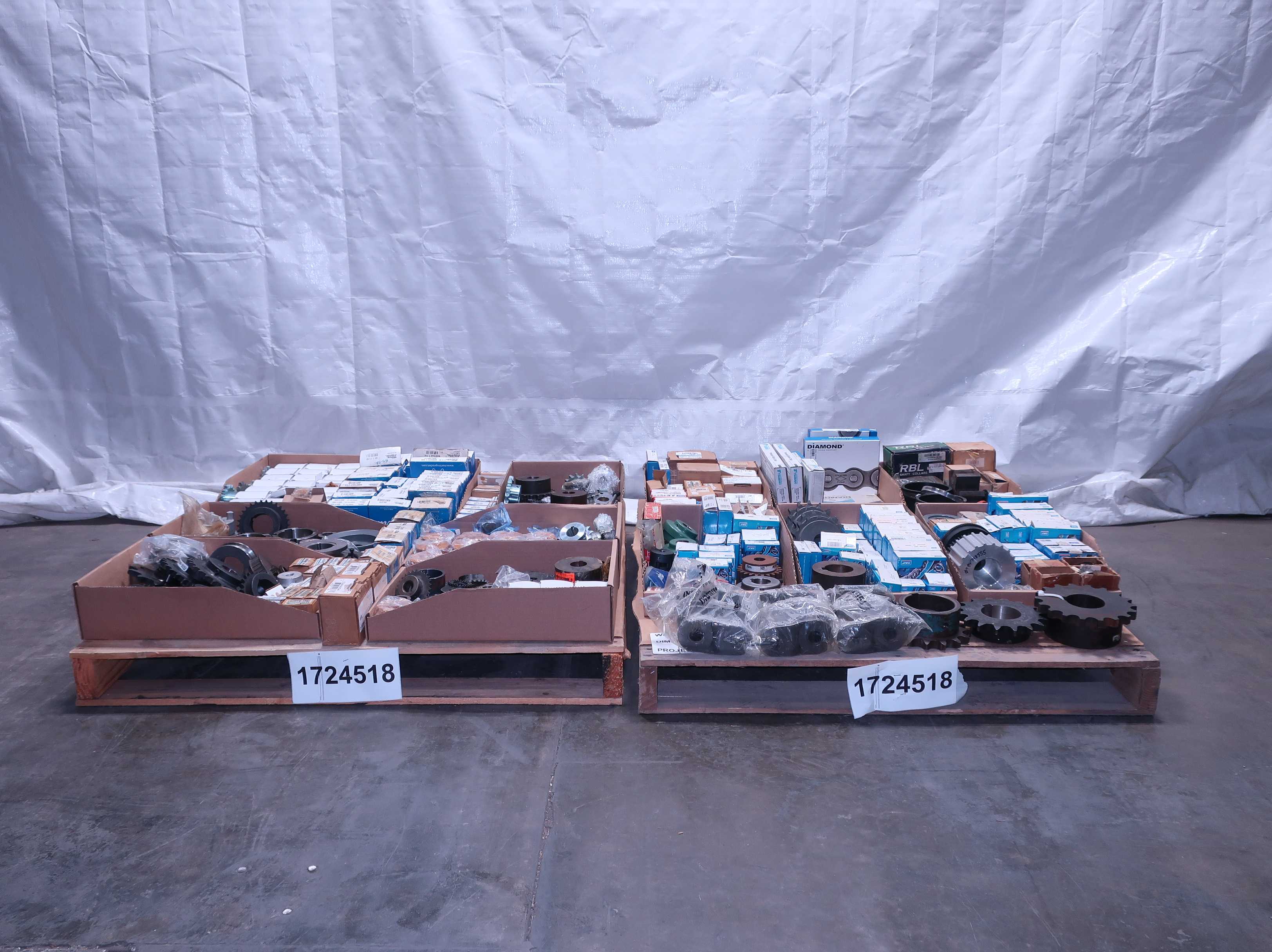 SKU 1724518 - 2 PALLETS OF ASSORTED POWER TRANS - POWER TRANSMISSION